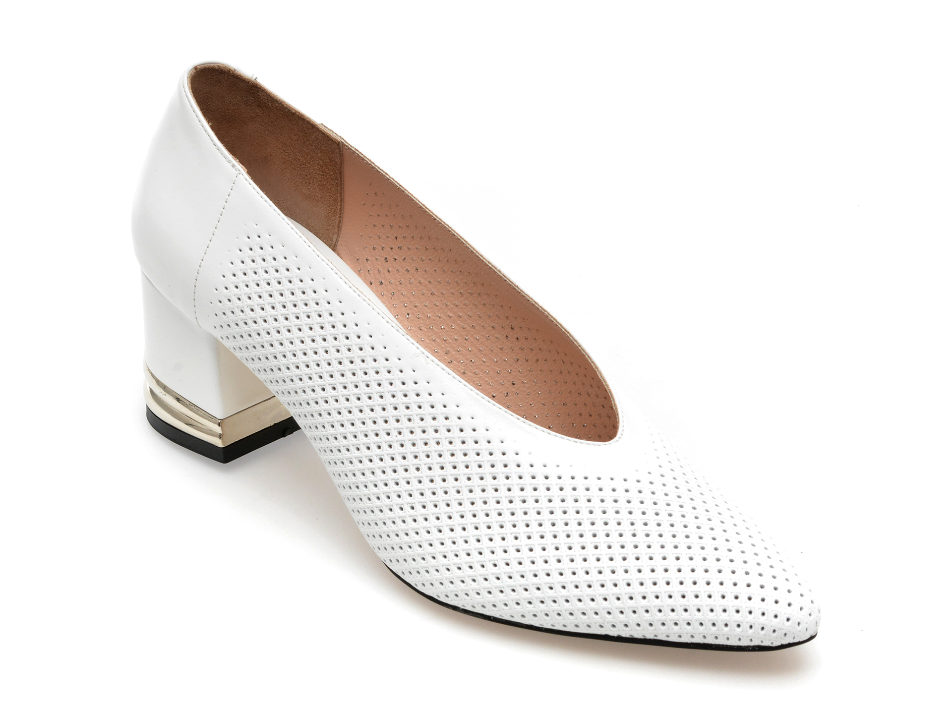 Pantofi GRYXX albi, 367545, din piele naturala Femei 2023-05-28