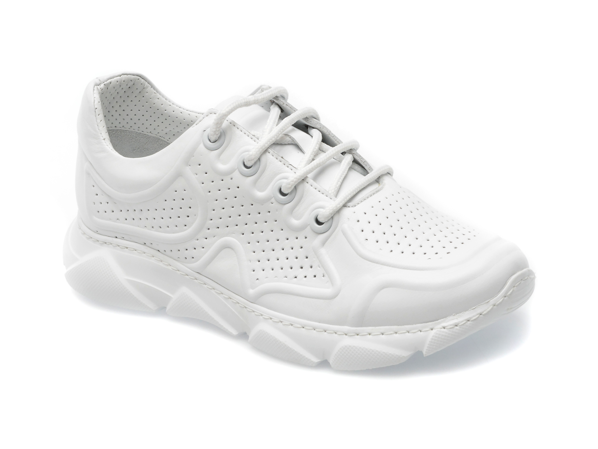 Pantofi GRYXX albi, 4921035, din piele naturala /sale imagine super redus 2022