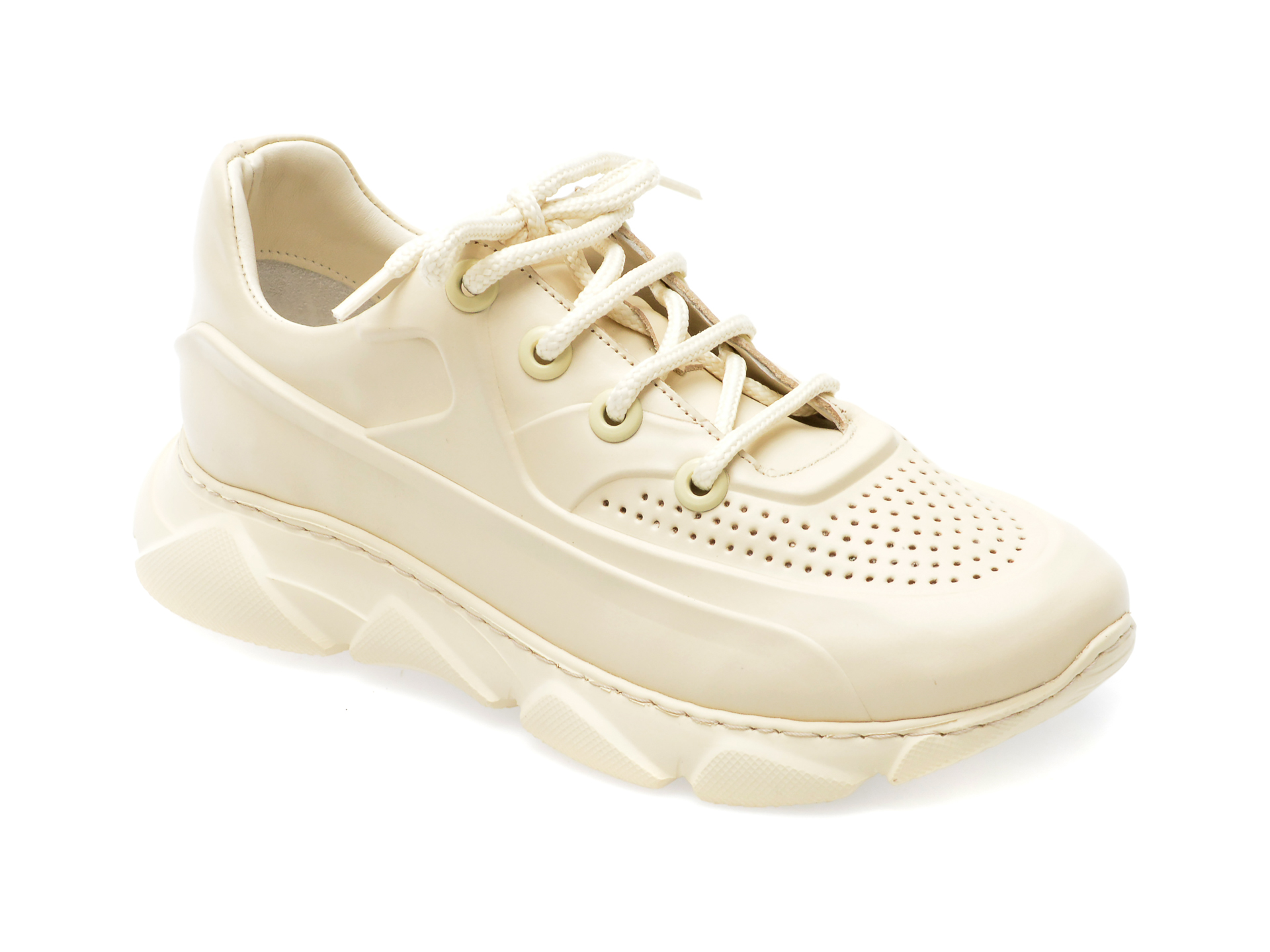Pantofi GRYXX albi, 4921036, din piele naturala