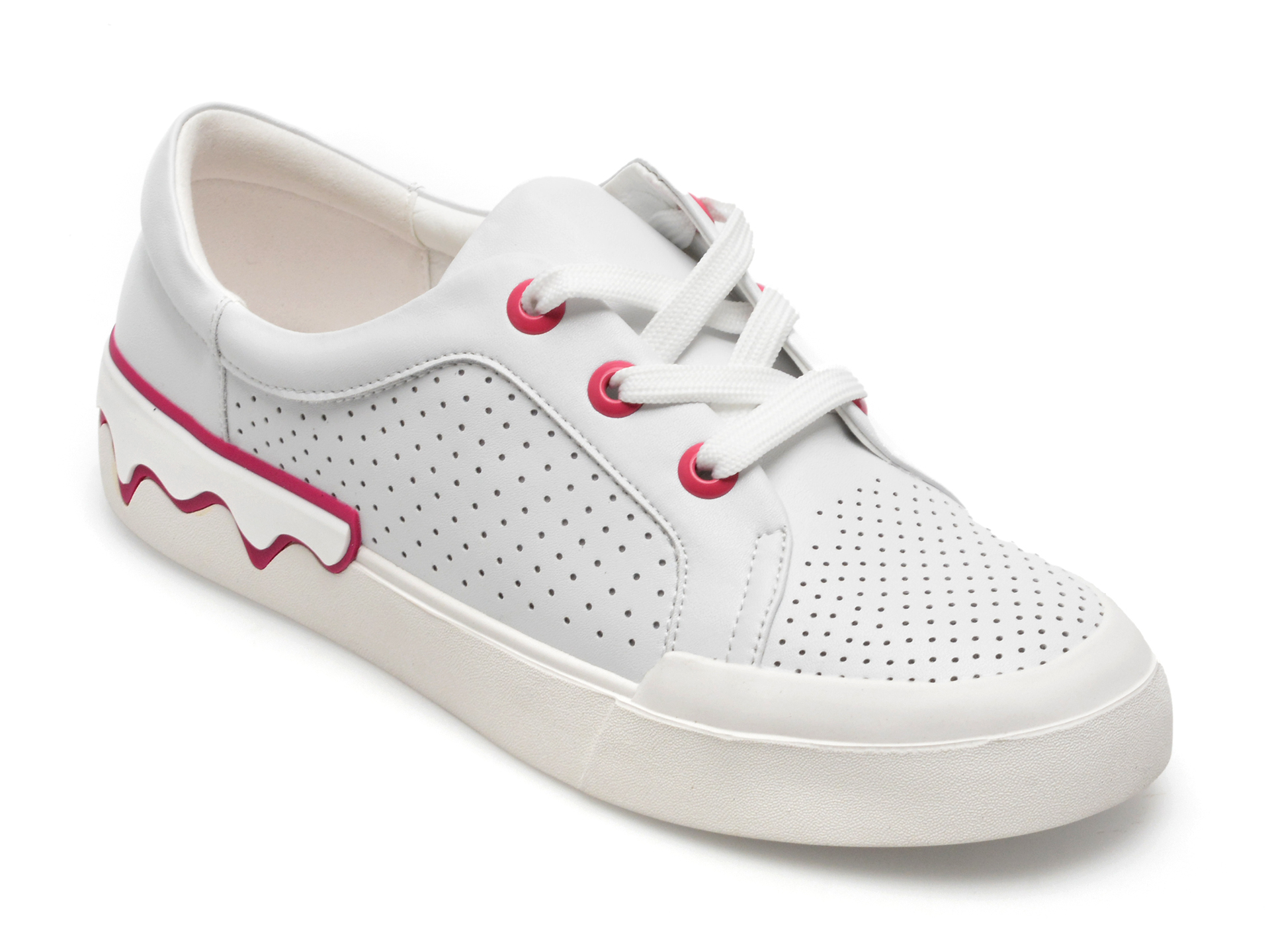 Pantofi GRYXX albi, KD561, din piele naturala /femei/pantofi imagine super redus 2022