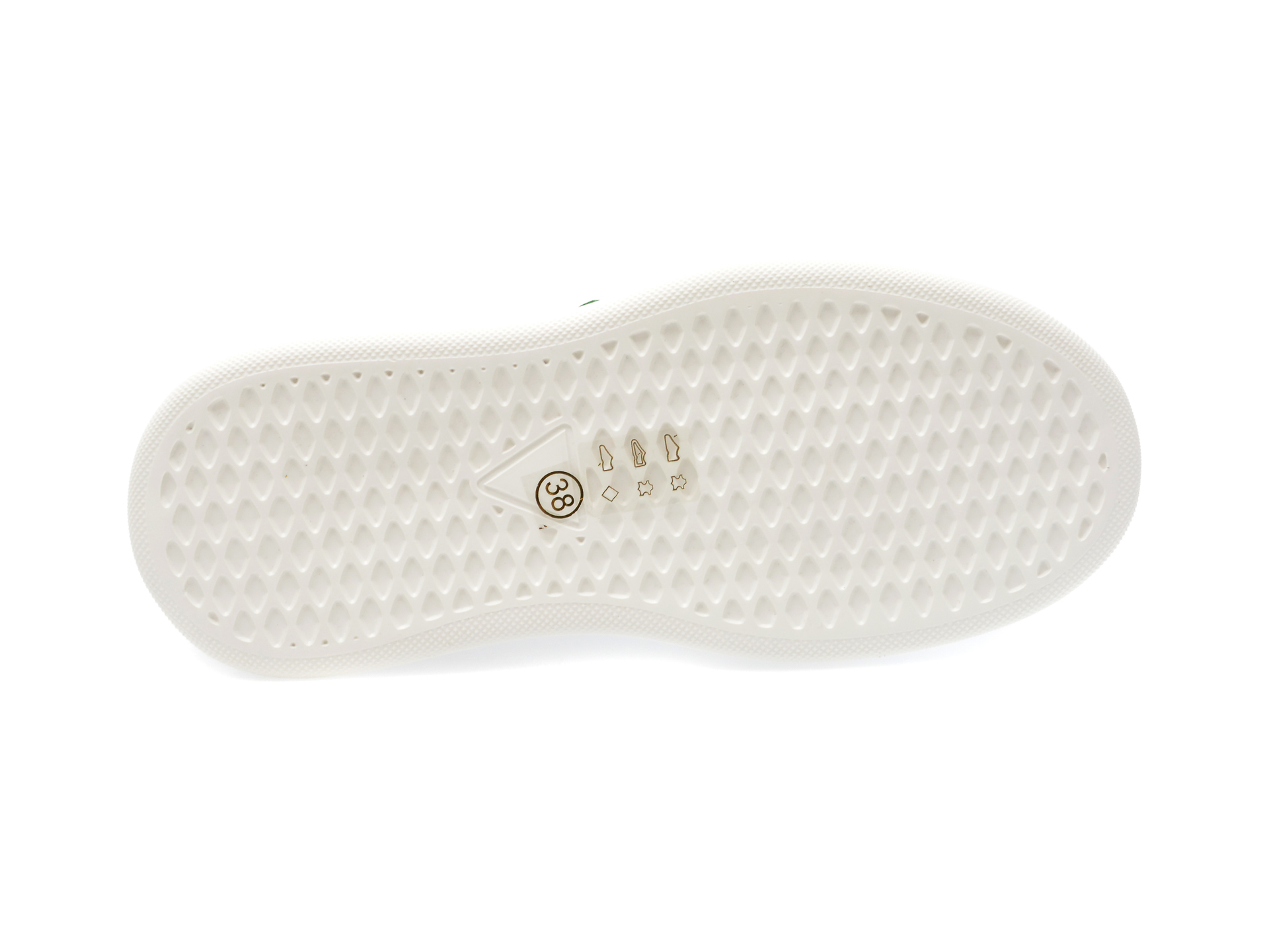 Pantofi GRYXX albi, YX551, din piele naturala