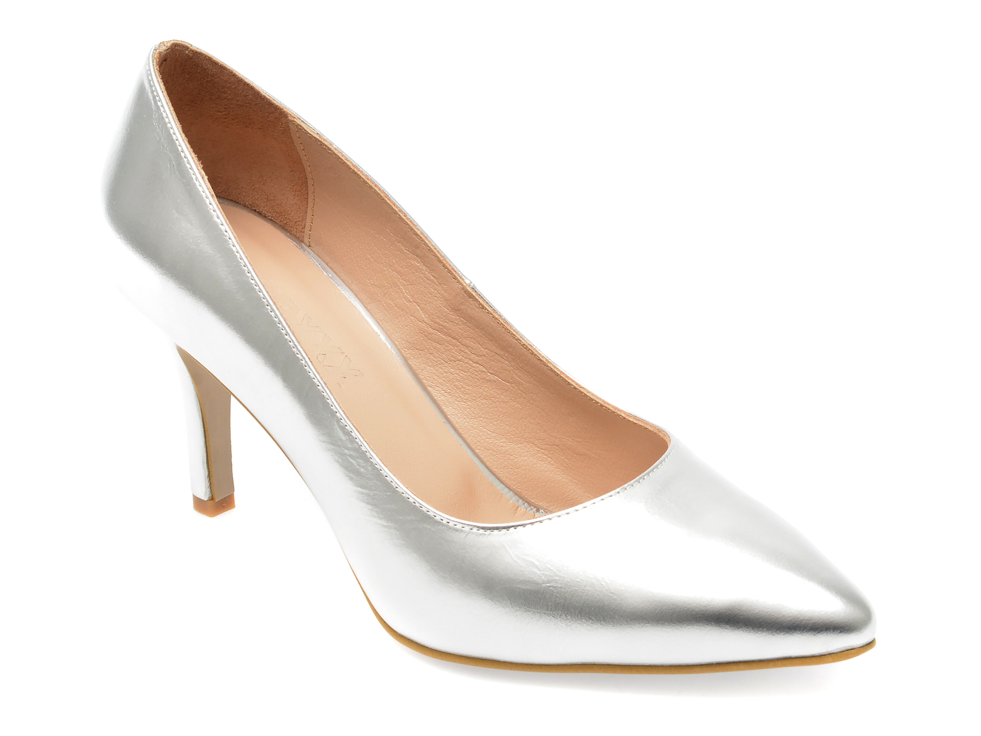 Pantofi GRYXX argintii, 113, din piele naturala /femei/pantofi imagine super redus 2022