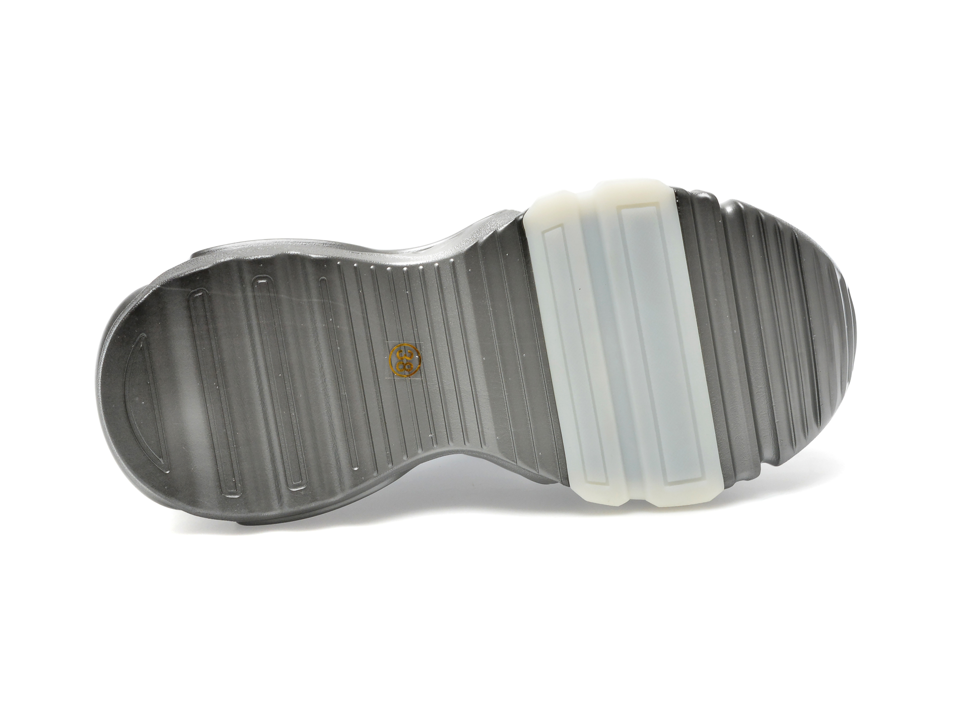 Pantofi GRYXX argintii, 8303, din piele naturala