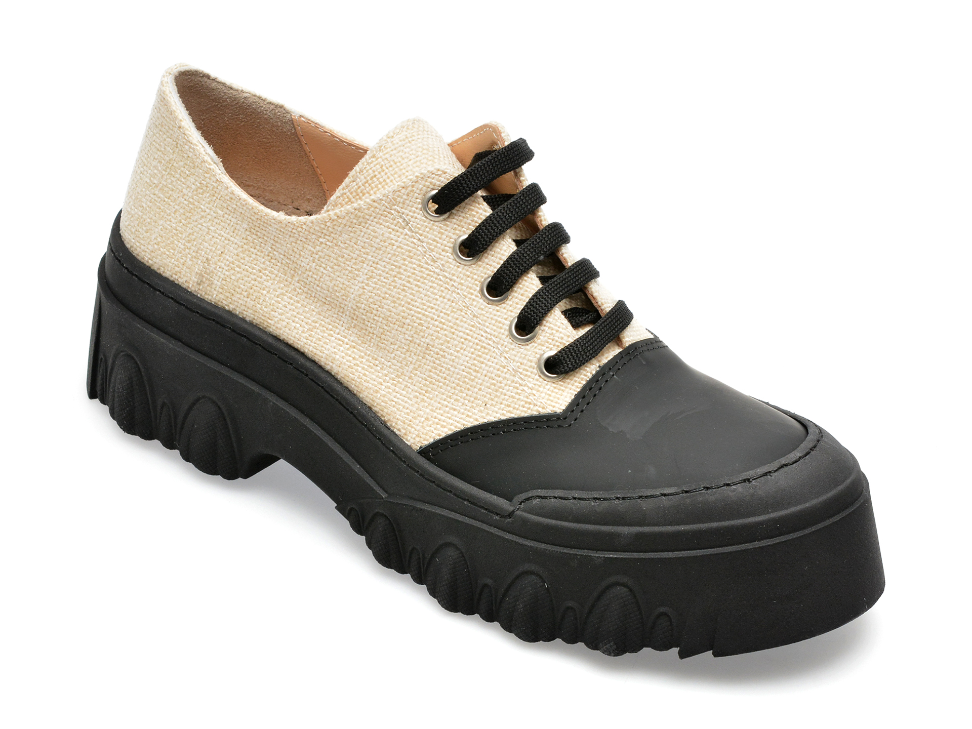 Pantofi GRYXX bej, 162936, din material textil femei 2023-03-21