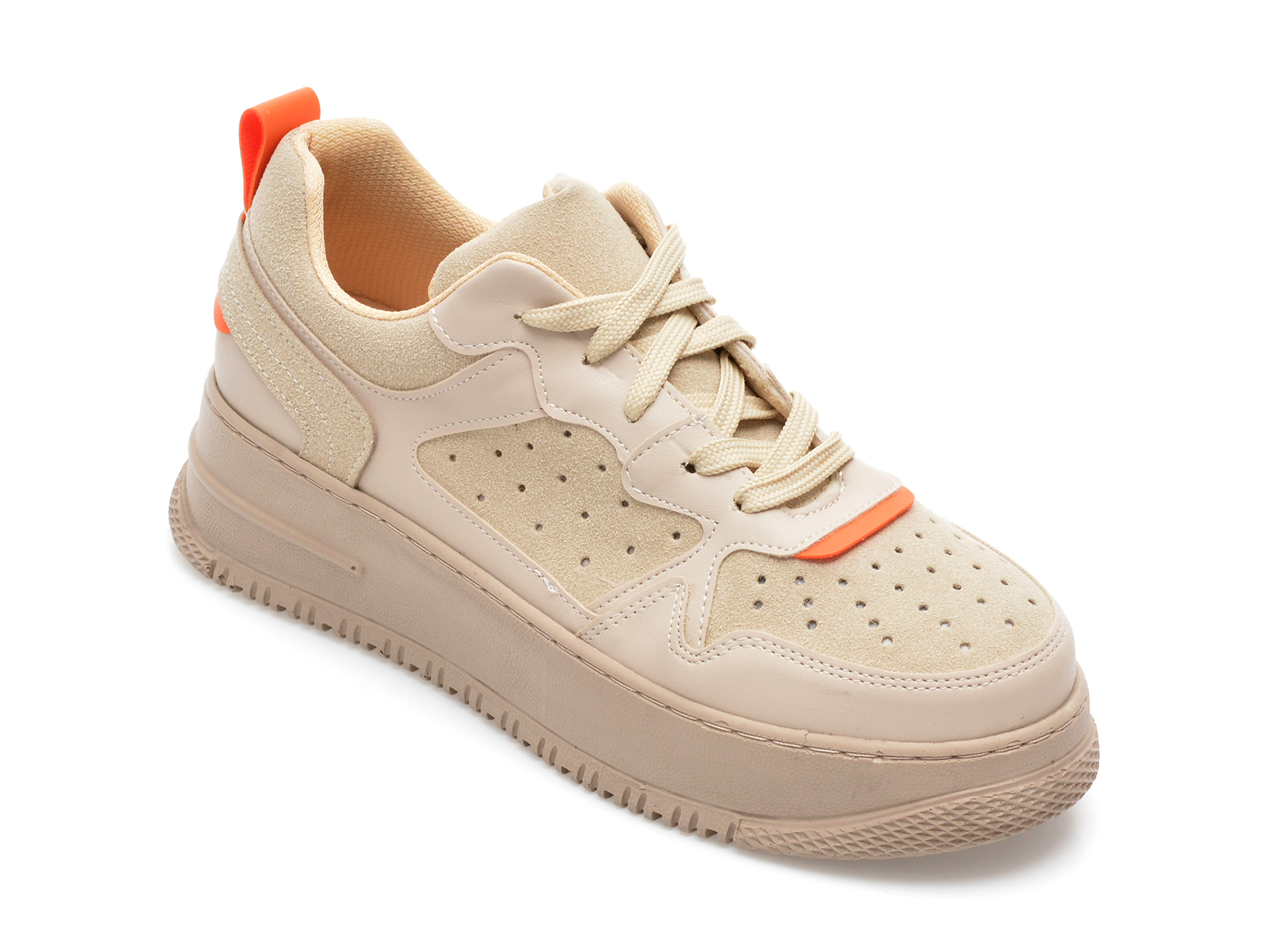 Pantofi GRYXX bej, 22100, din piele ecologica /femei/pantofi