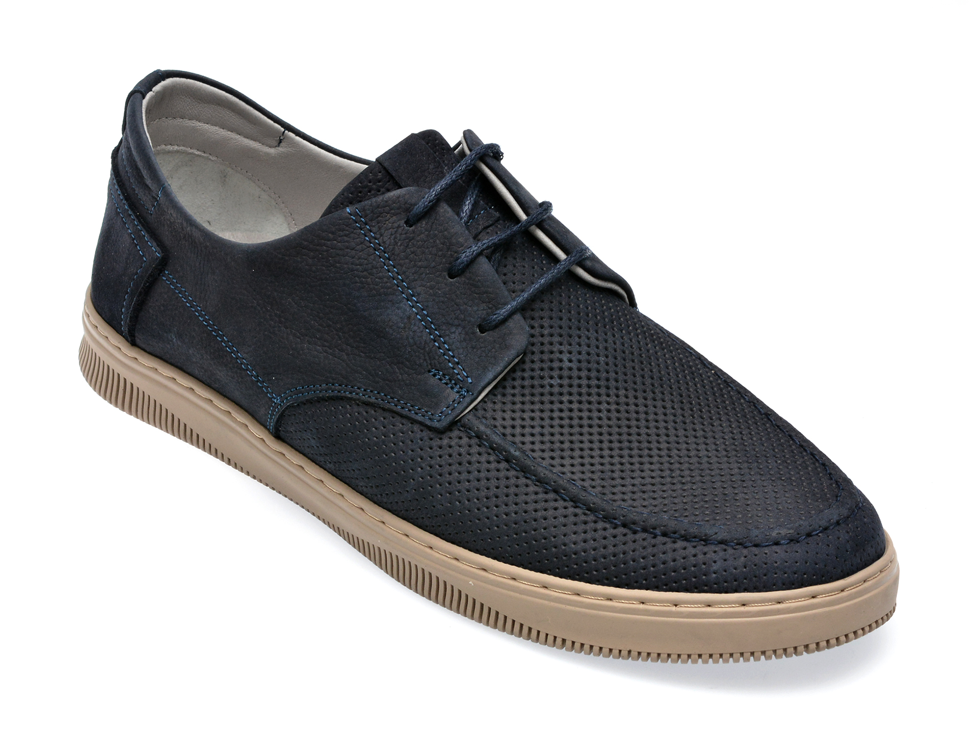 Pantofi GRYXX bleumarin, 44172, din nabuc /barbati/pantofi imagine noua