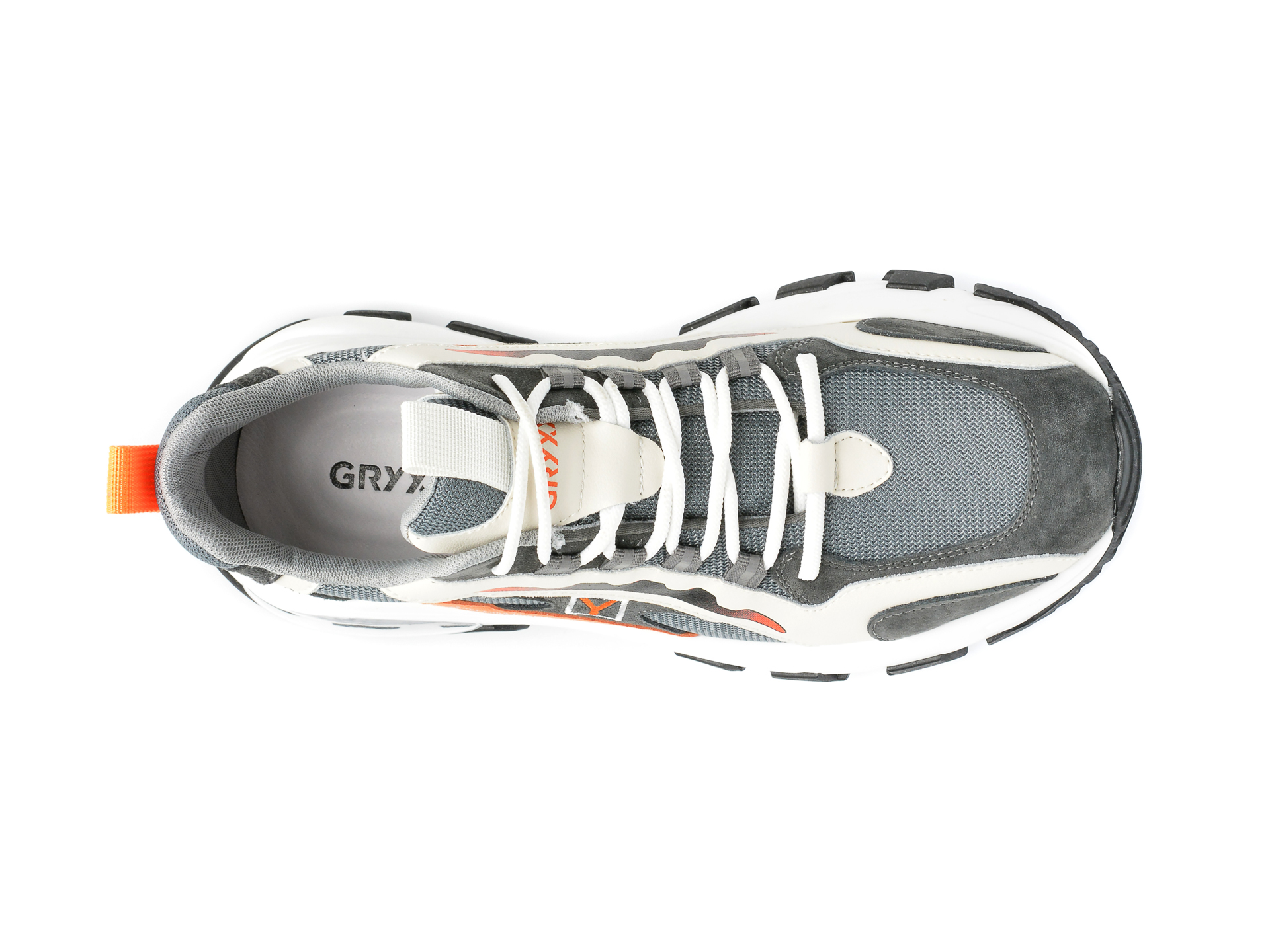 Poze Pantofi GRYXX gri, 9238, din material textil si piele ecologica otter.ro