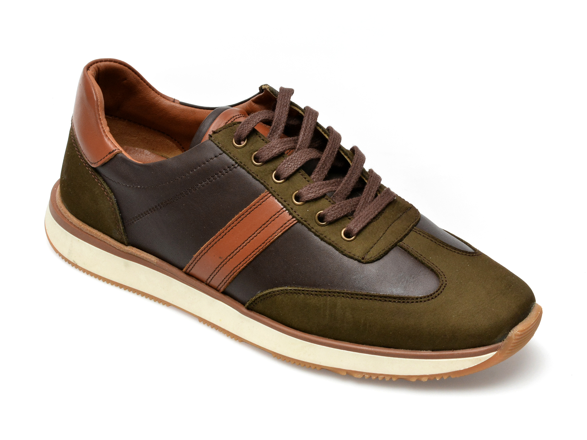 Pantofi GRYXX maro, AVC3007, din piele naturala /barbati/pantofi imagine noua