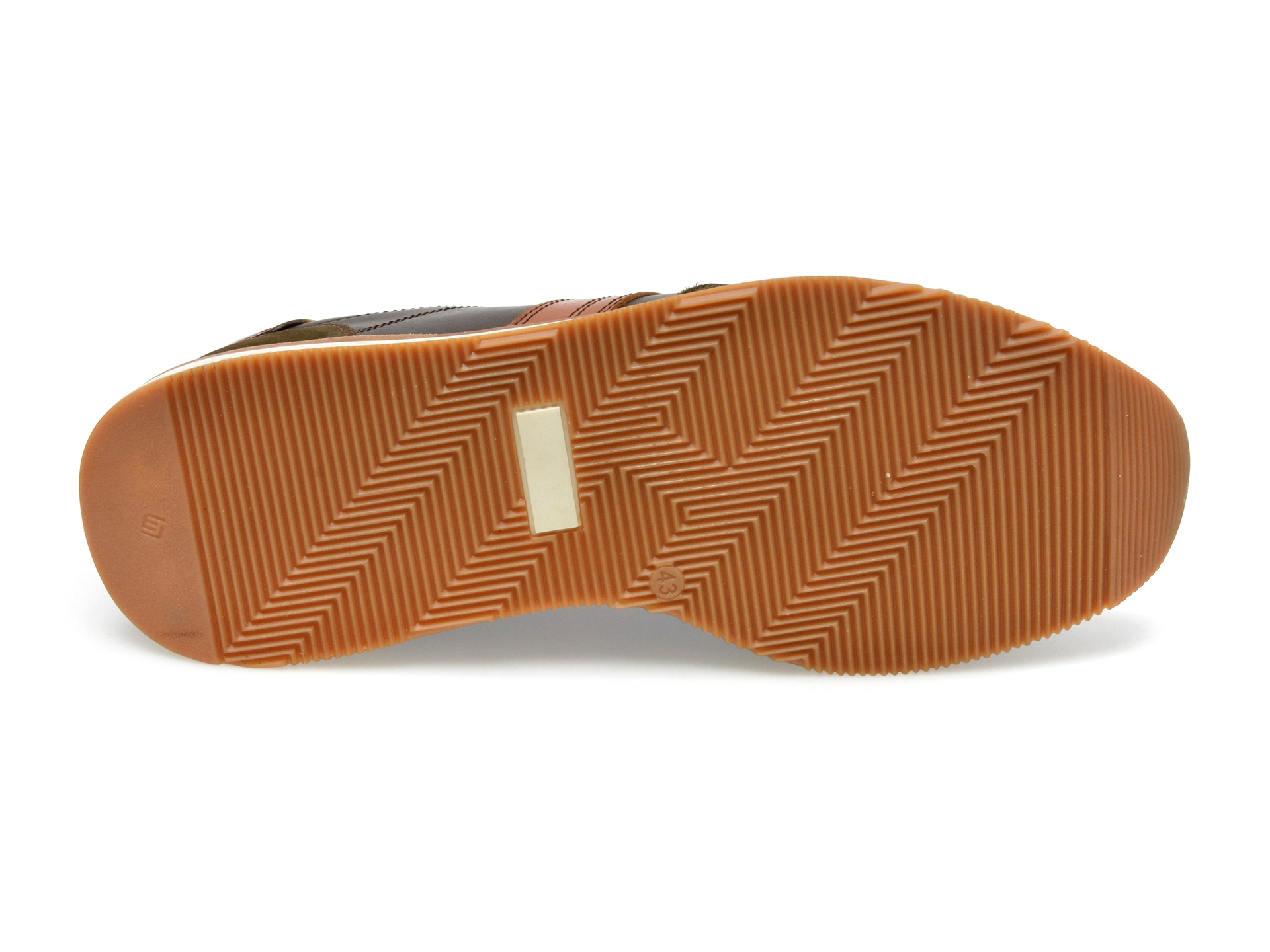 Pantofi GRYXX maro, AVC3007, din piele naturala