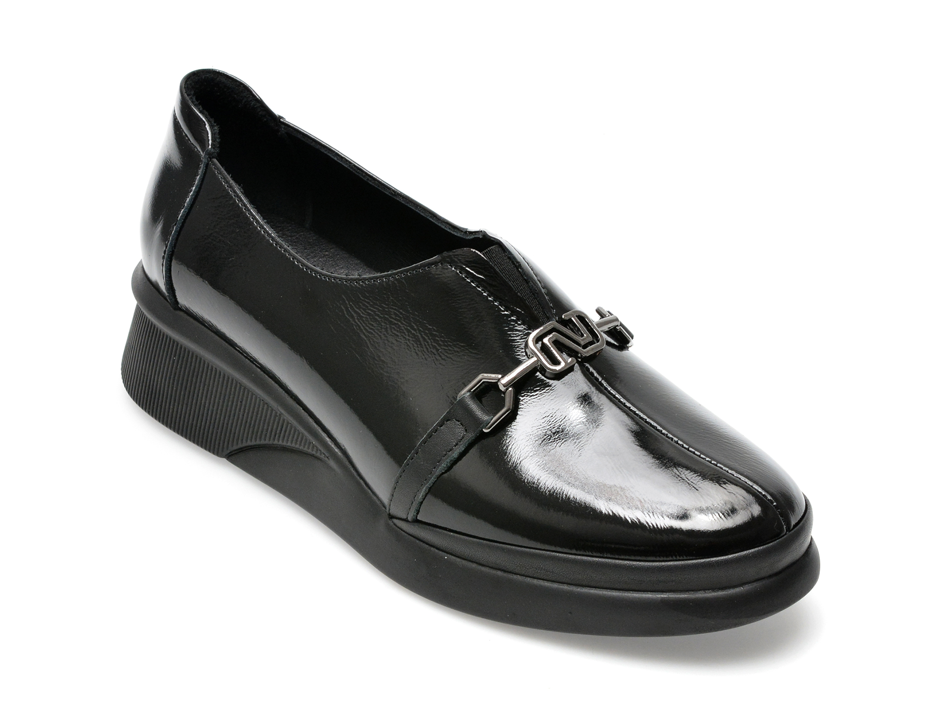 Pantofi GRYXX negri, 12028, din piele naturala lacuita /femei/pantofi imagine super redus 2022