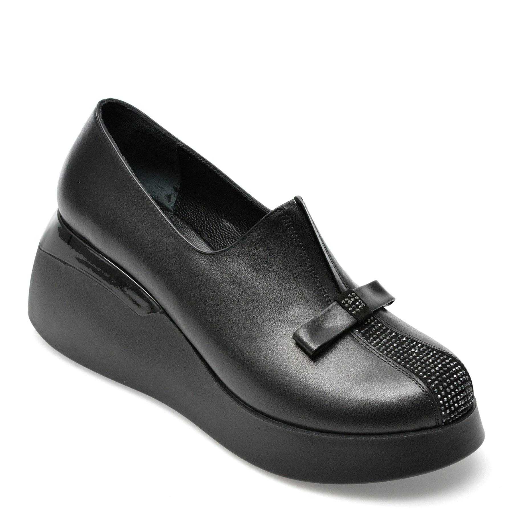 Pantofi GRYXX negri, 131405, din piele naturala