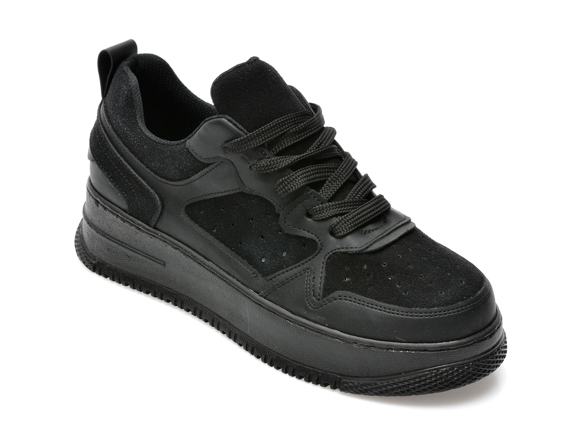 Pantofi GRYXX negri, 22100, din piele ecologica