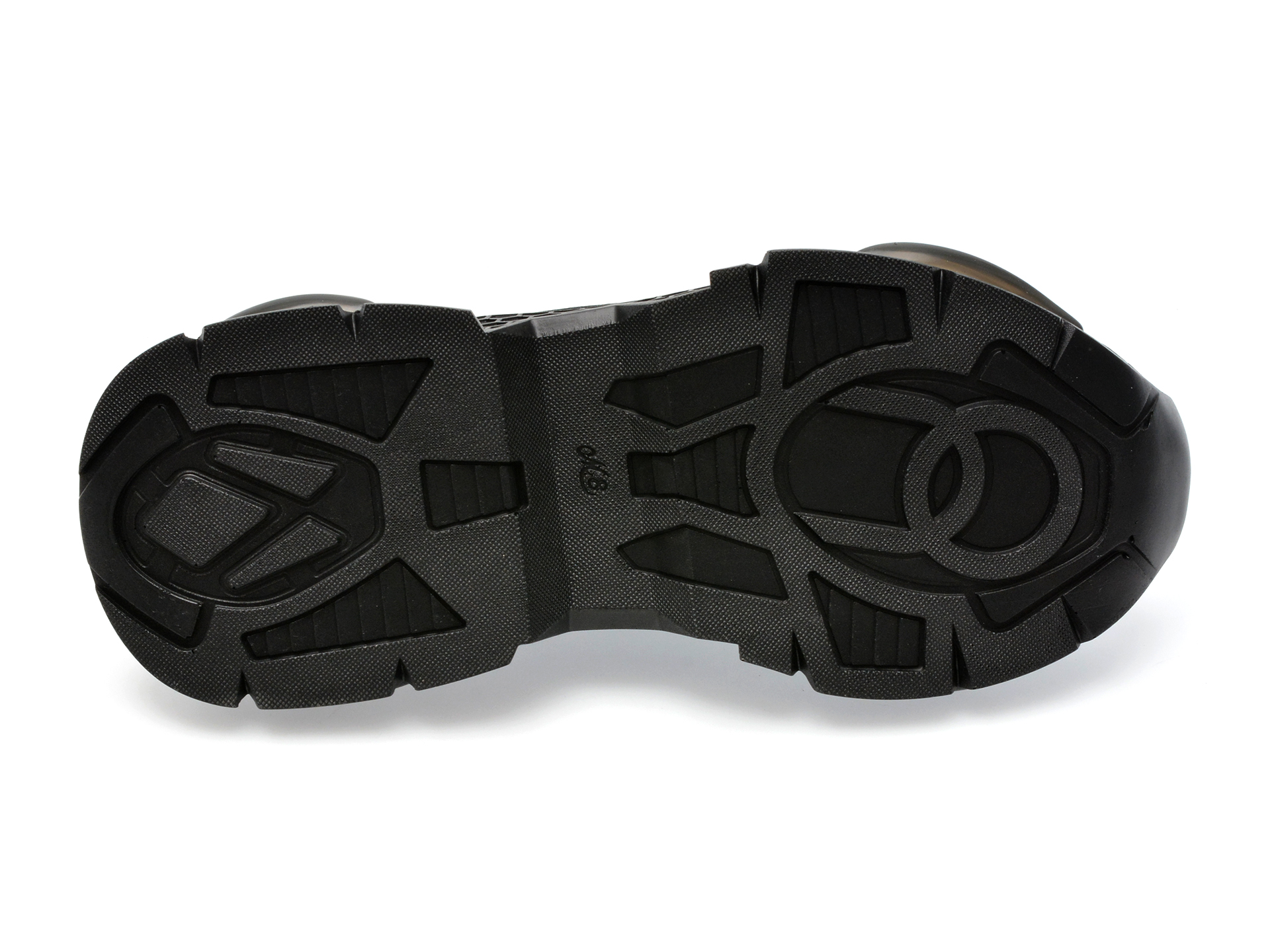 Pantofi GRYXX negri, 35, din material textil