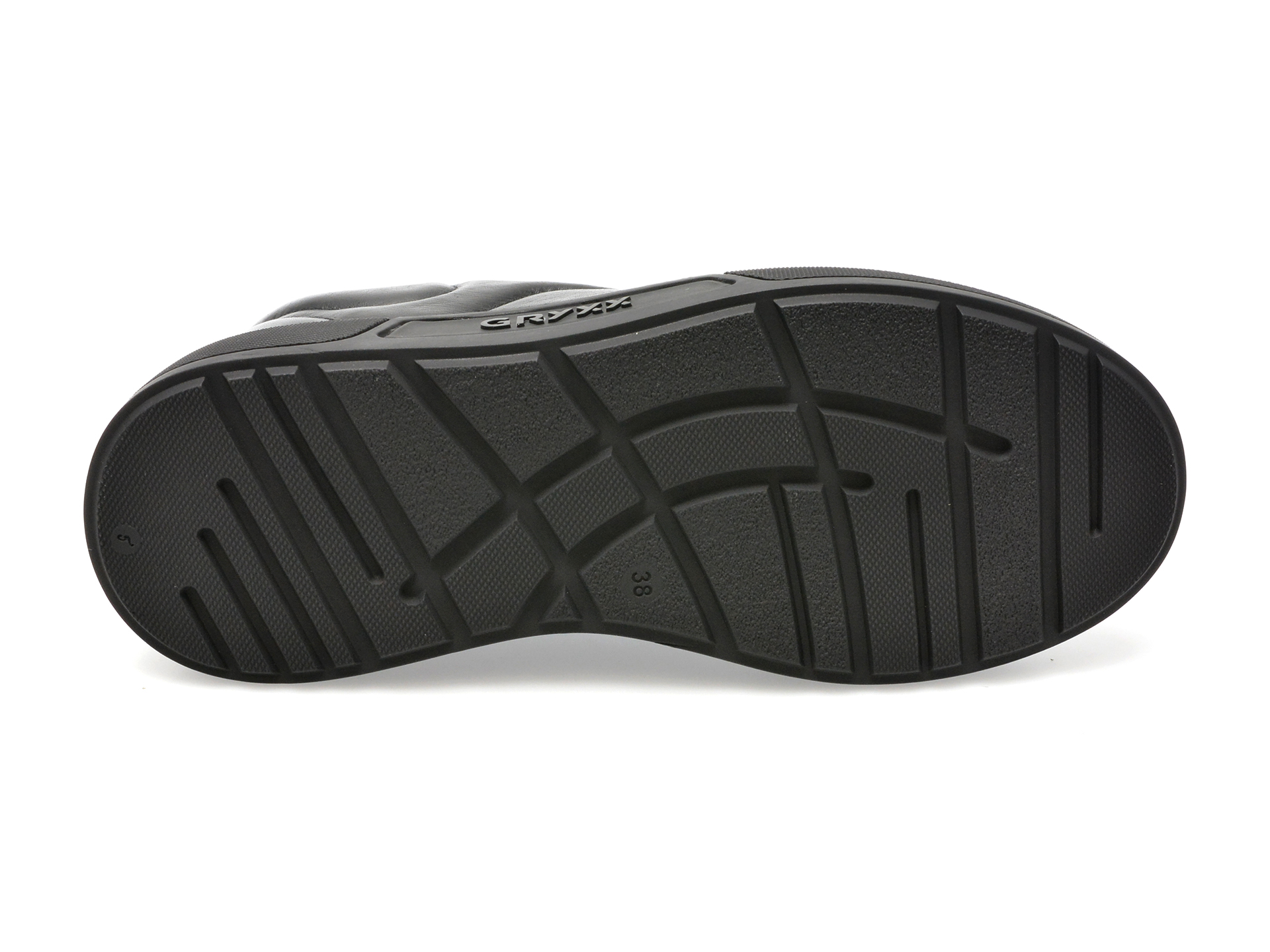 Pantofi GRYXX negri, 387341, din piele naturala