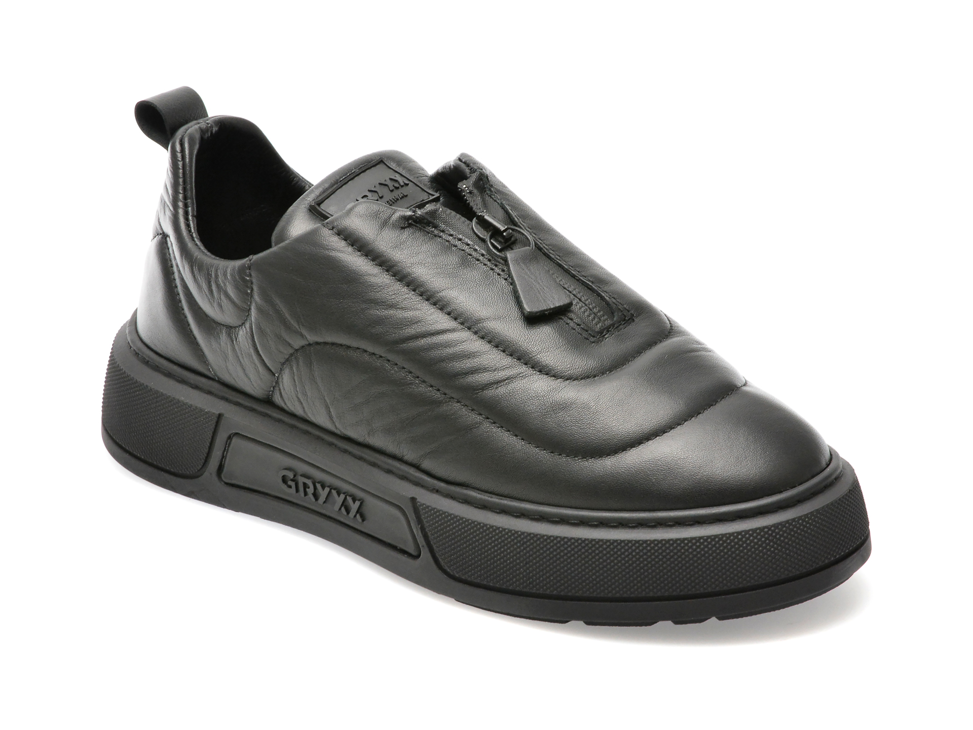 Pantofi GRYXX negri, 387343, din piele naturala