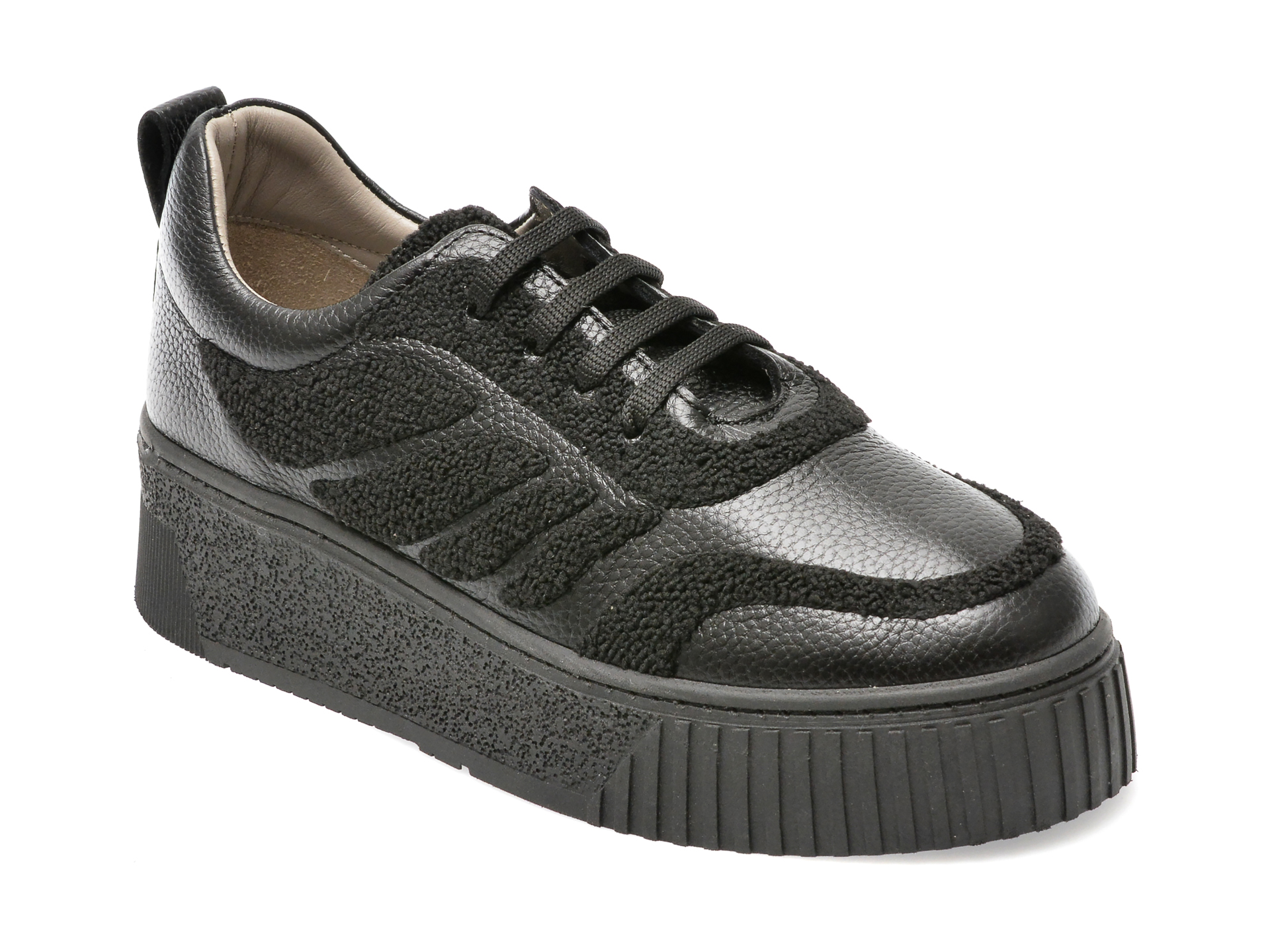 Pantofi GRYXX negri, 4951117, din piele naturala