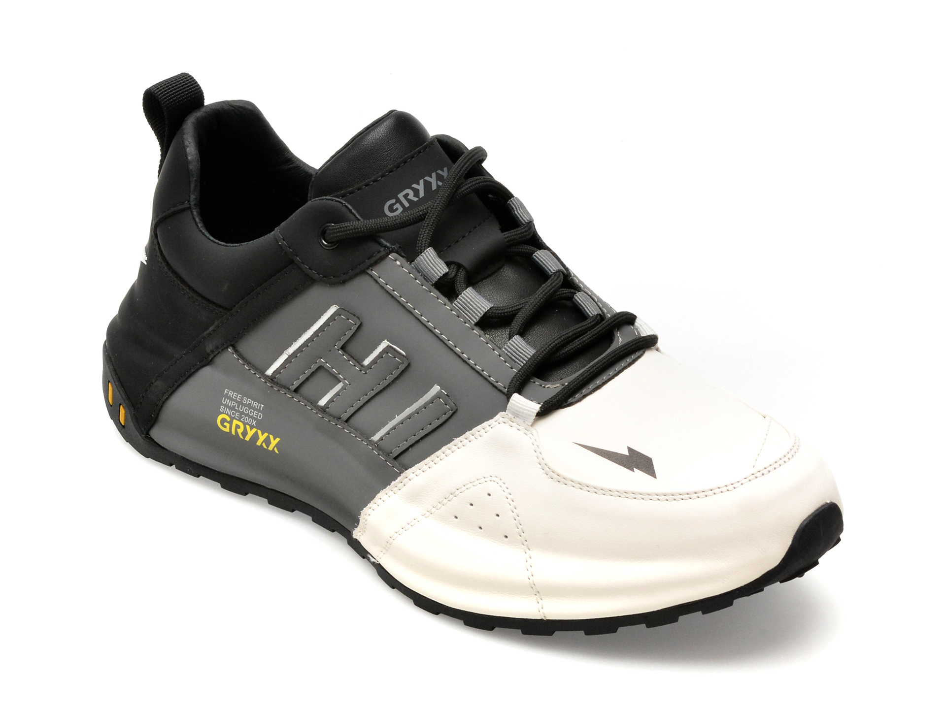 Pantofi GRYXX negri, 51217, din piele naturala