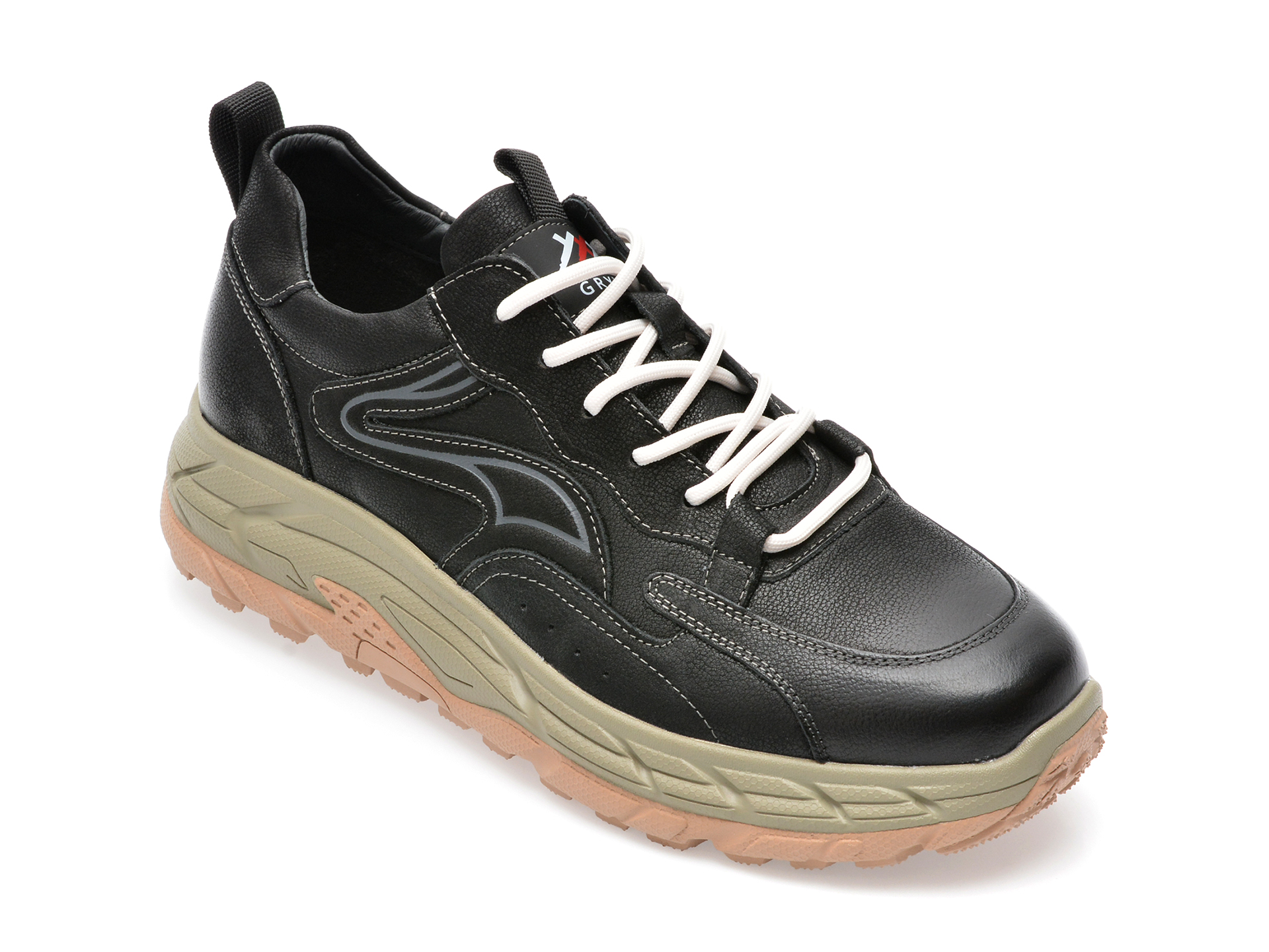 Pantofi GRYXX negri, 51252, din piele naturala /barbati/pantofi