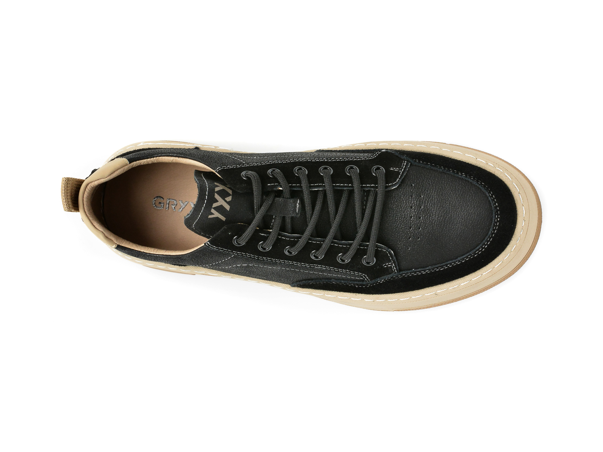 Poze Pantofi GRYXX negri, 52083, din piele naturala otter.ro