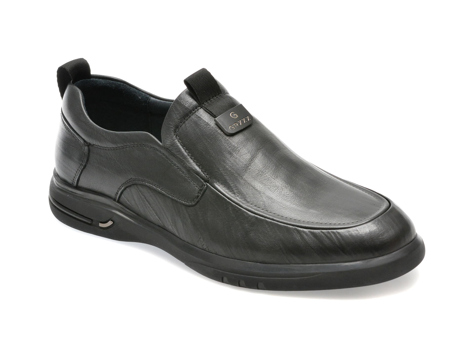 Pantofi GRYXX negri, 5306, din piele naturala