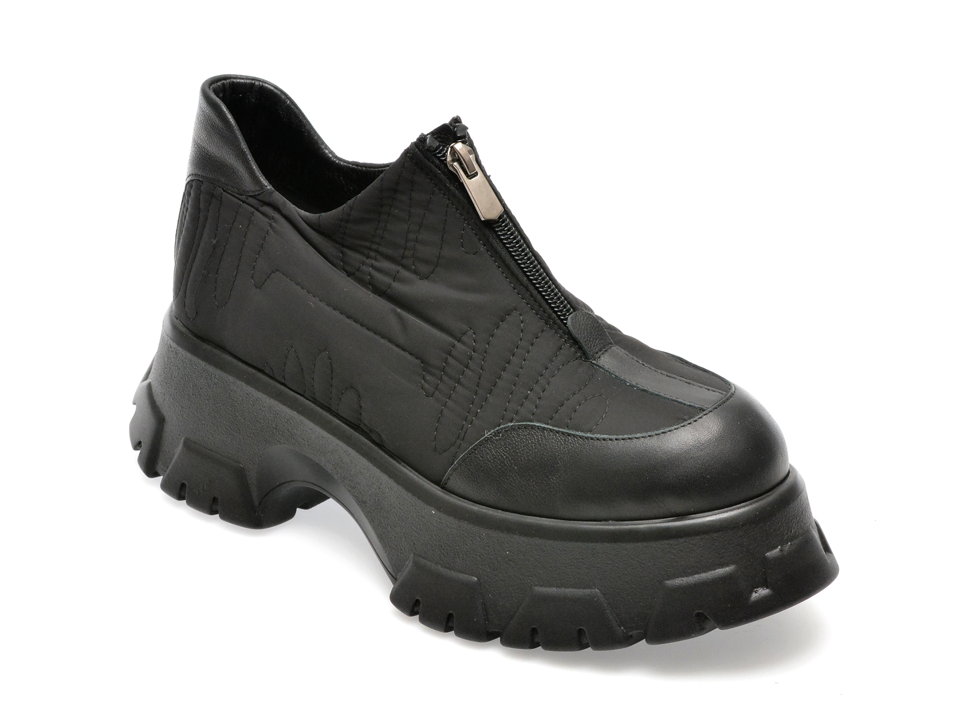 Pantofi GRYXX negri, 535829, din material textil