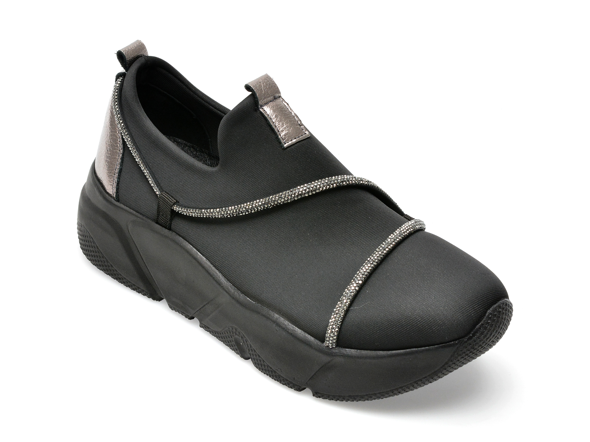 Pantofi GRYXX negri, 546286, din material textil /femei/pantofi imagine super redus 2022