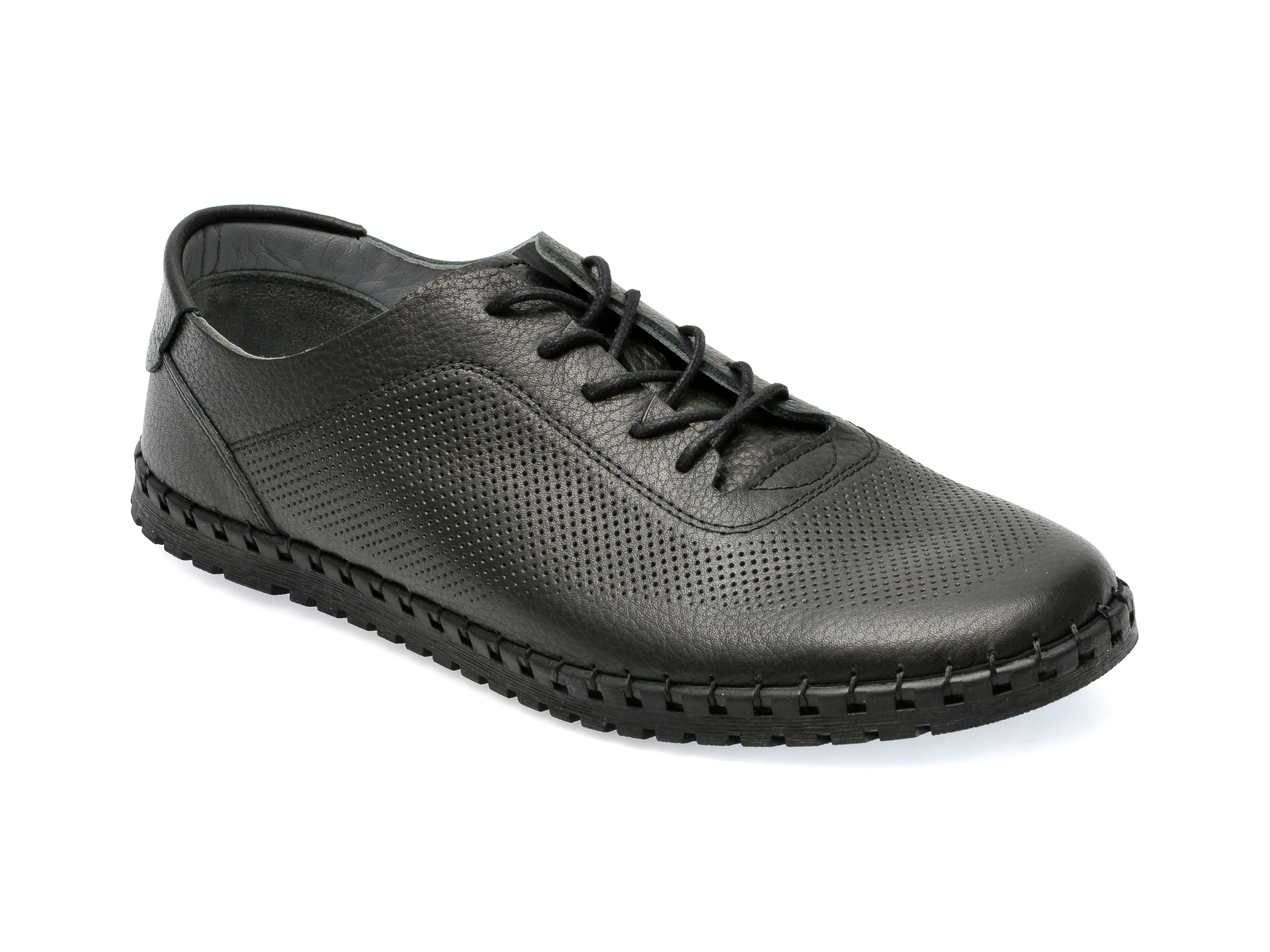 Pantofi GRYXX negri, 91102, din piele naturala /barbati/pantofi imagine noua