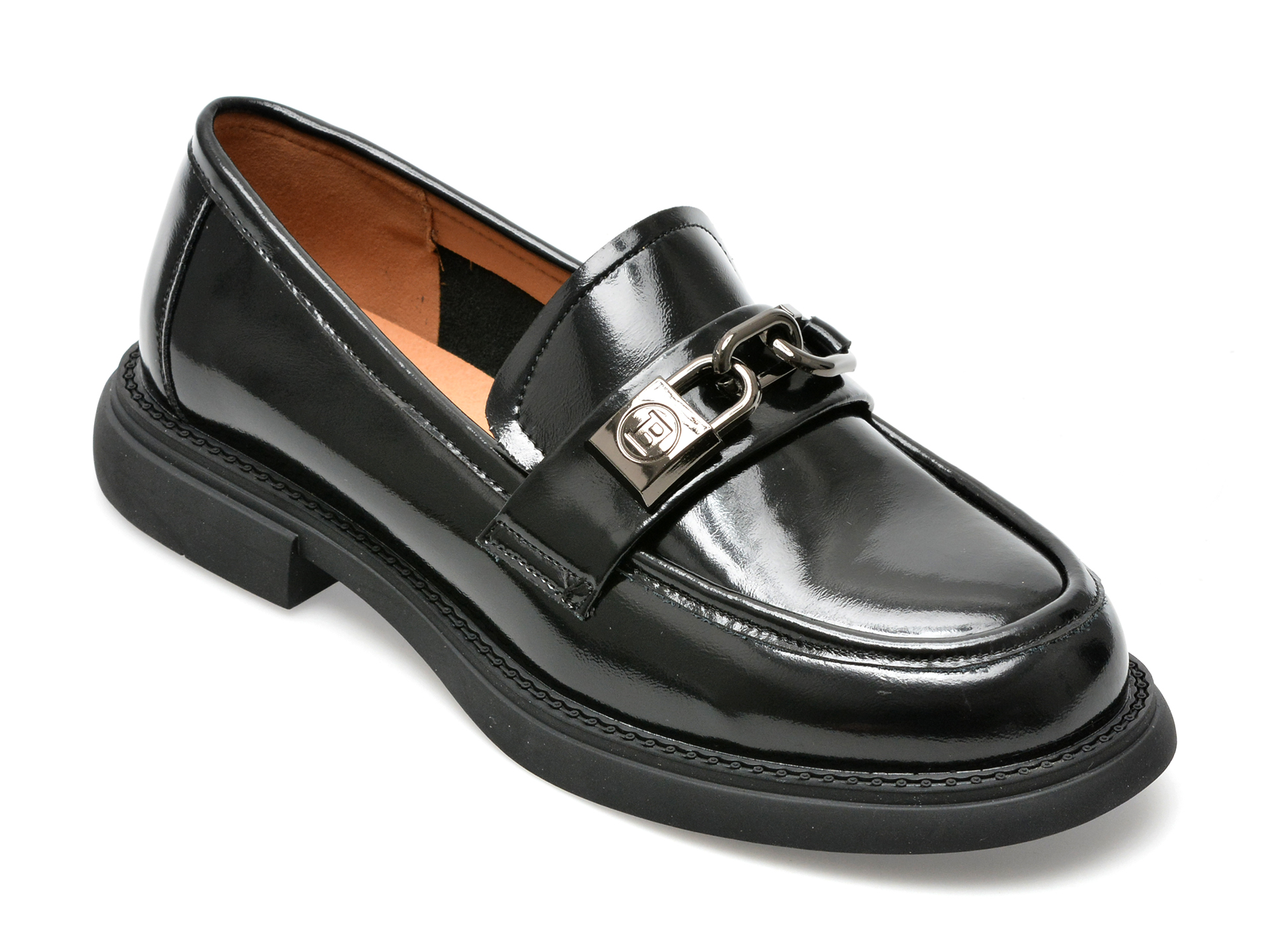 Pantofi GRYXX negri, 98118T1, din piele naturala lacuita /femei/pantofi imagine super redus 2022
