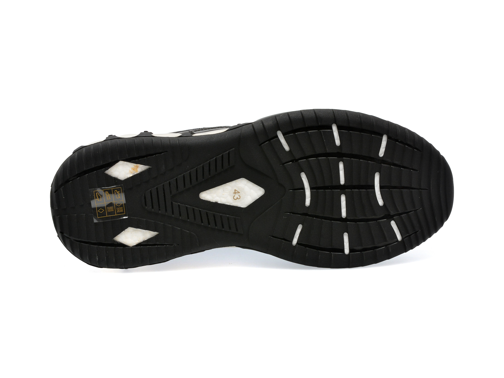 Pantofi GRYXX negri, 9909, din piele ecologica