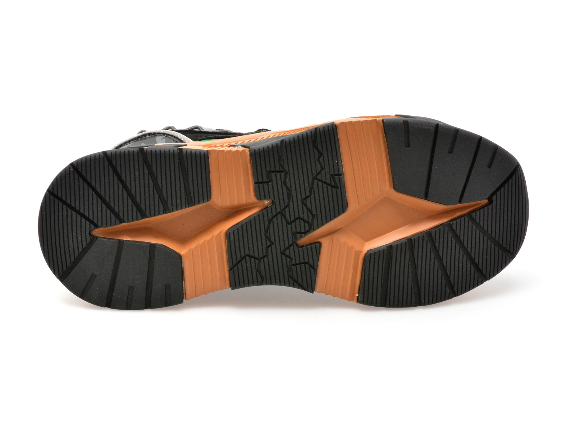 Pantofi GRYXX negri, A1650, din piele intoarsa