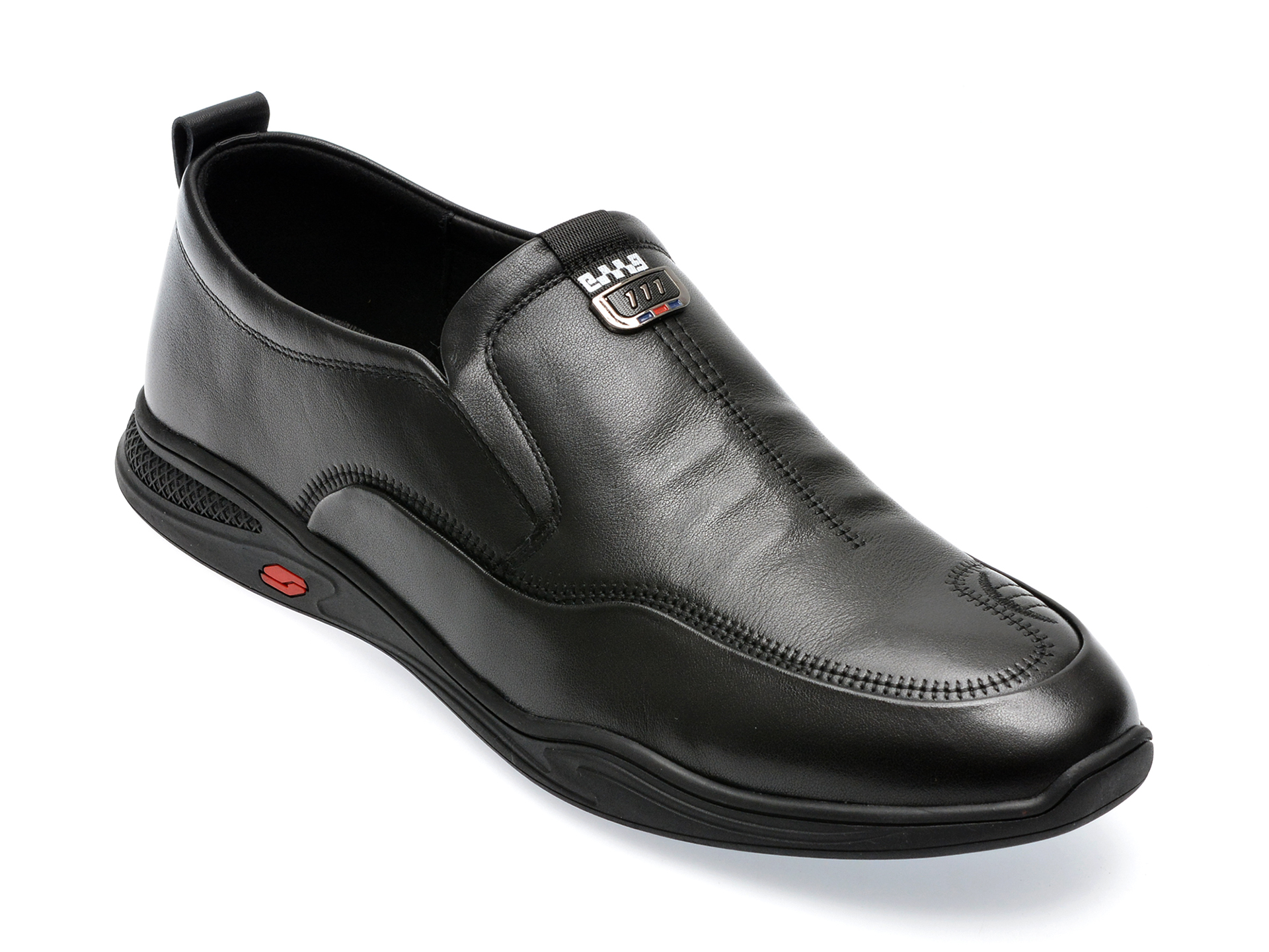 Pantofi GRYXX negri, E182, din piele naturala