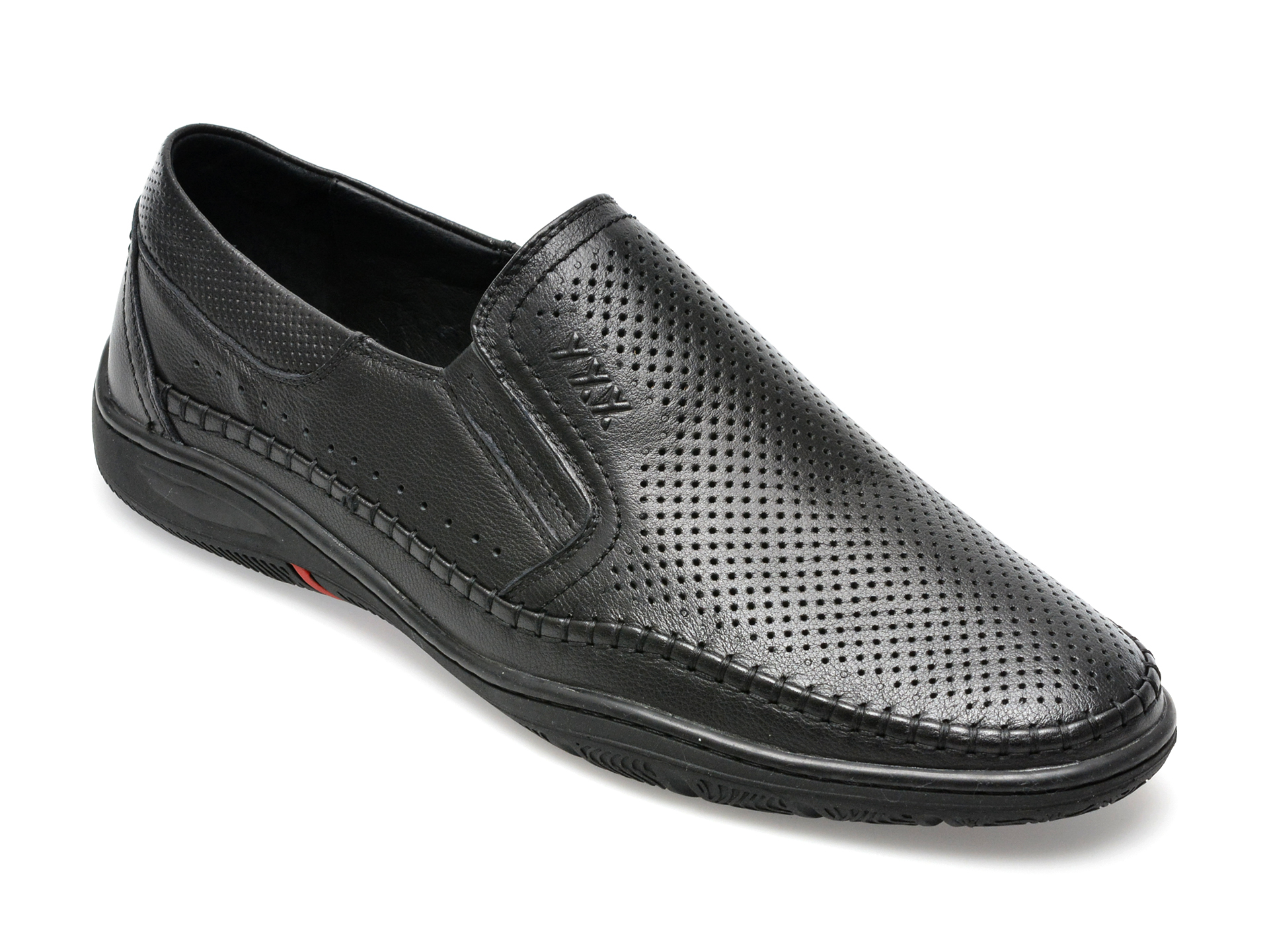 Pantofi GRYXX negri, E620014, din piele naturala