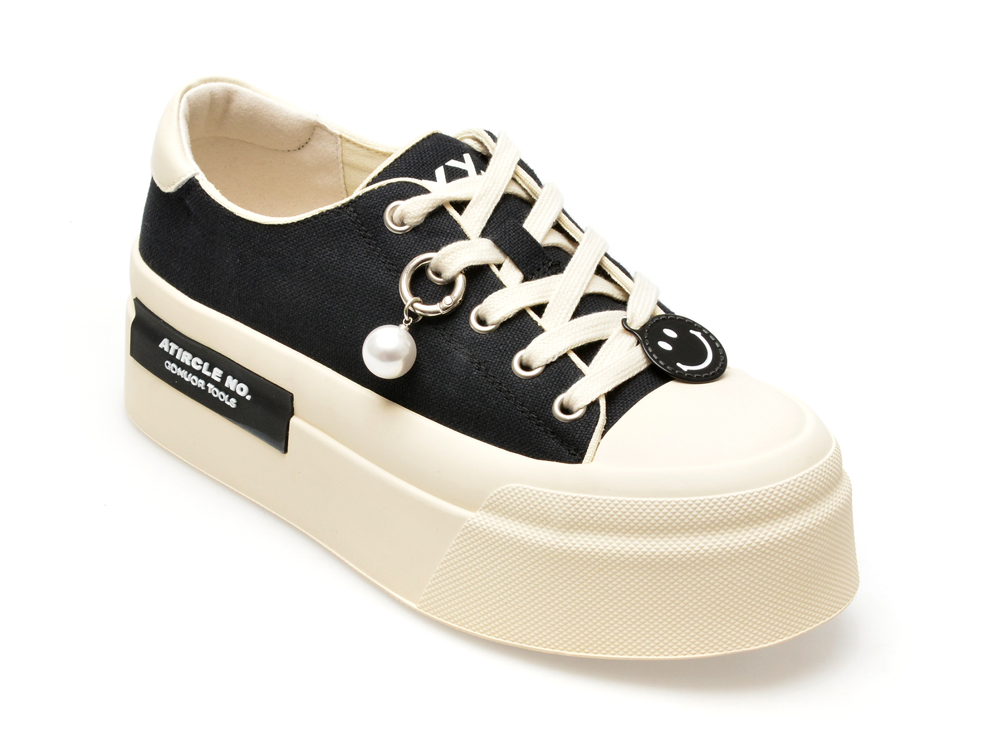 Pantofi GRYXX negri, H9350, din material textil femei 2023-09-21