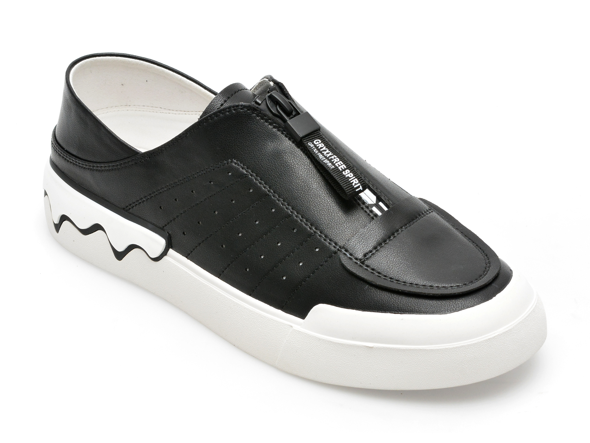 Pantofi GRYXX negri, KD565, din piele naturala /femei/pantofi imagine super redus 2022