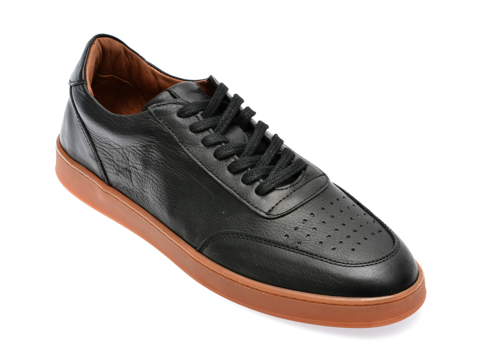 Pantofi GRYXX negri, M6914, din piele naturala /barbati/pantofi