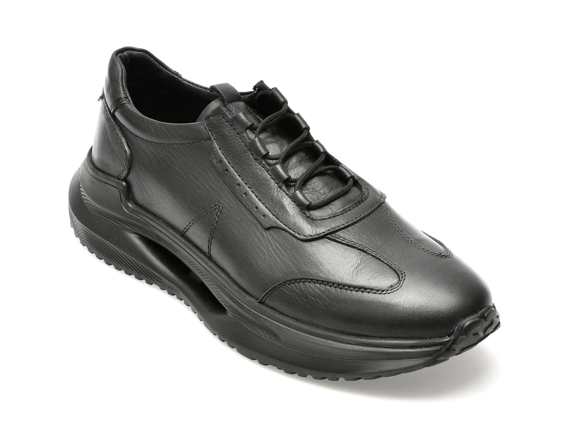 Pantofi GRYXX negri, M7000, din piele naturala