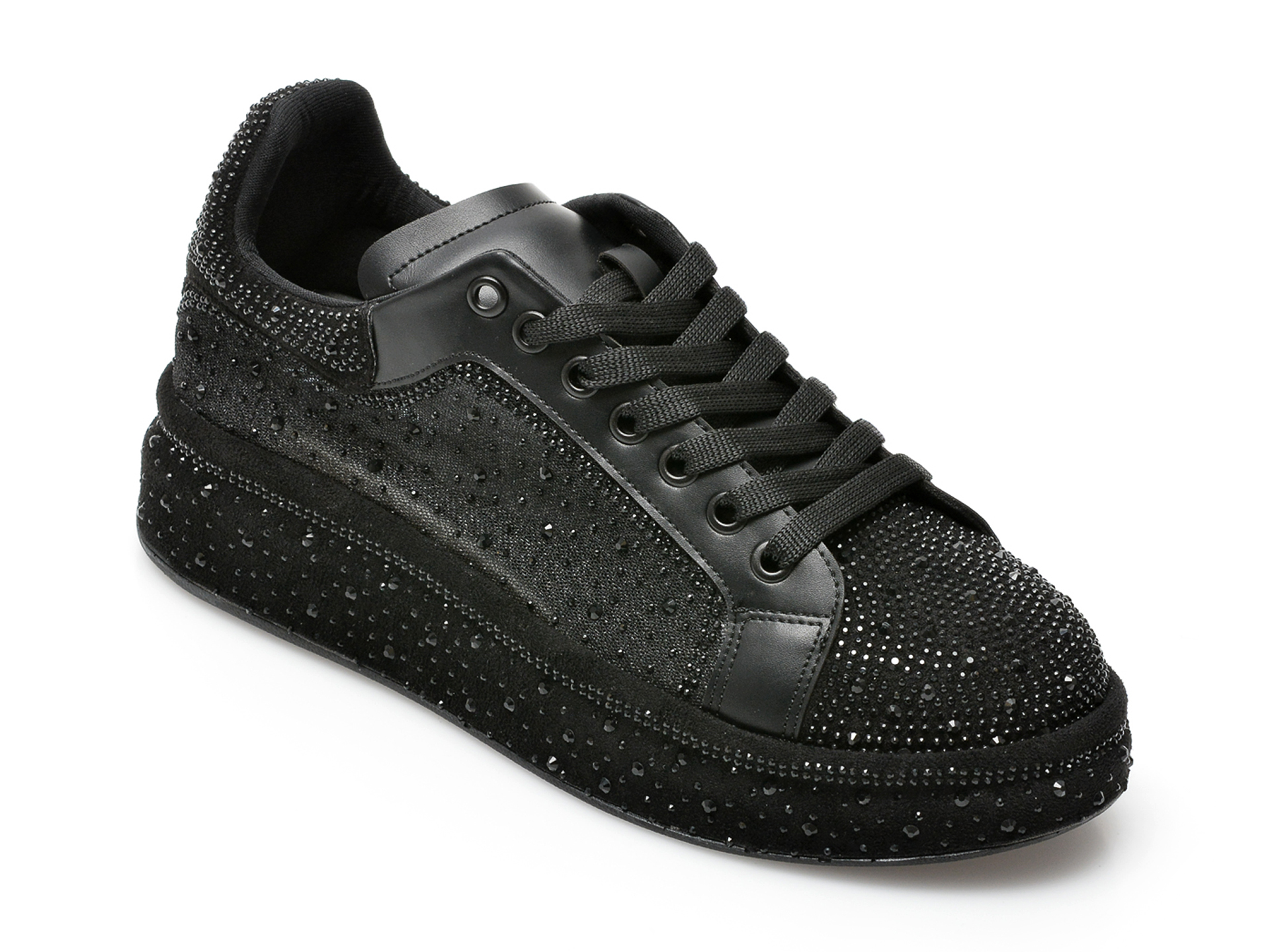 Pantofi GRYXX negri, MO16570, din material textil /femei/pantofi INCALTAMINTE