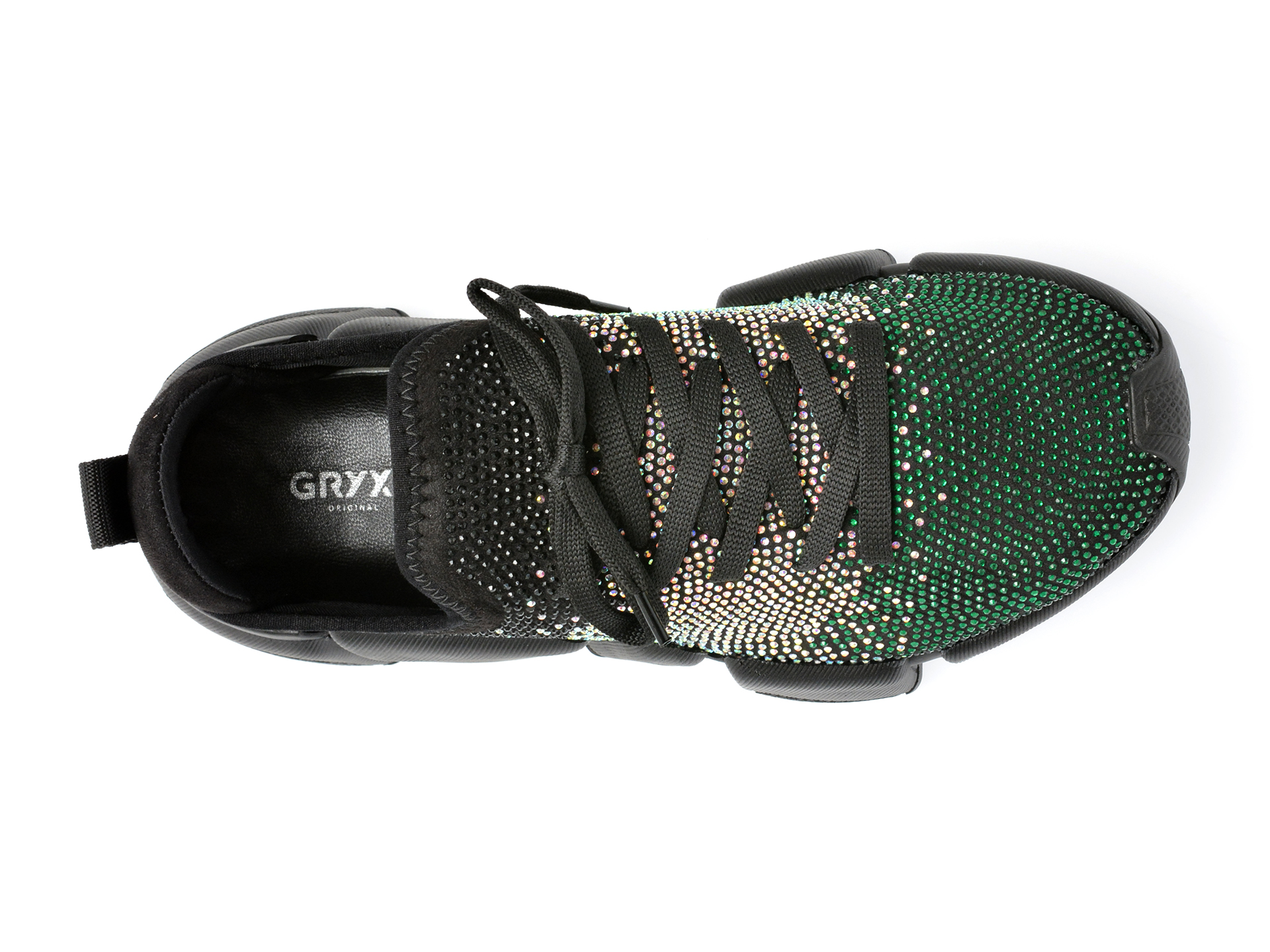 Poze Pantofi GRYXX negri, P1451, din material textil
