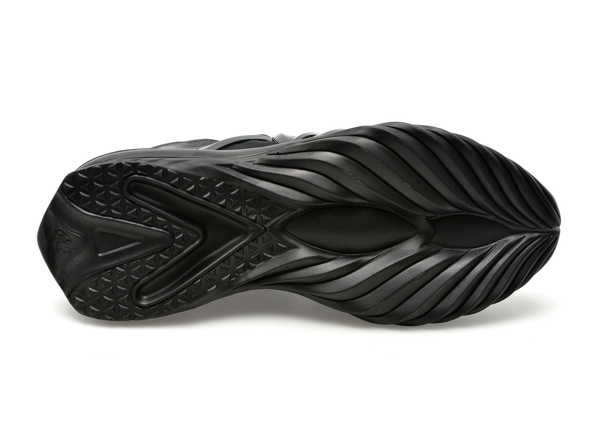 Pantofi GRYXX negri, P241, din material textil