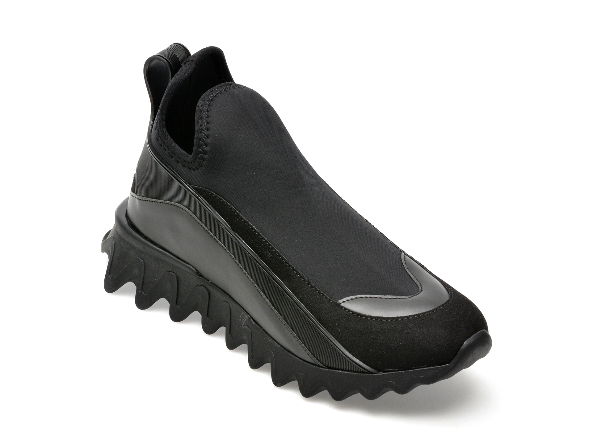 Pantofi GRYXX negri, T2352, din material textil /femei/pantofi