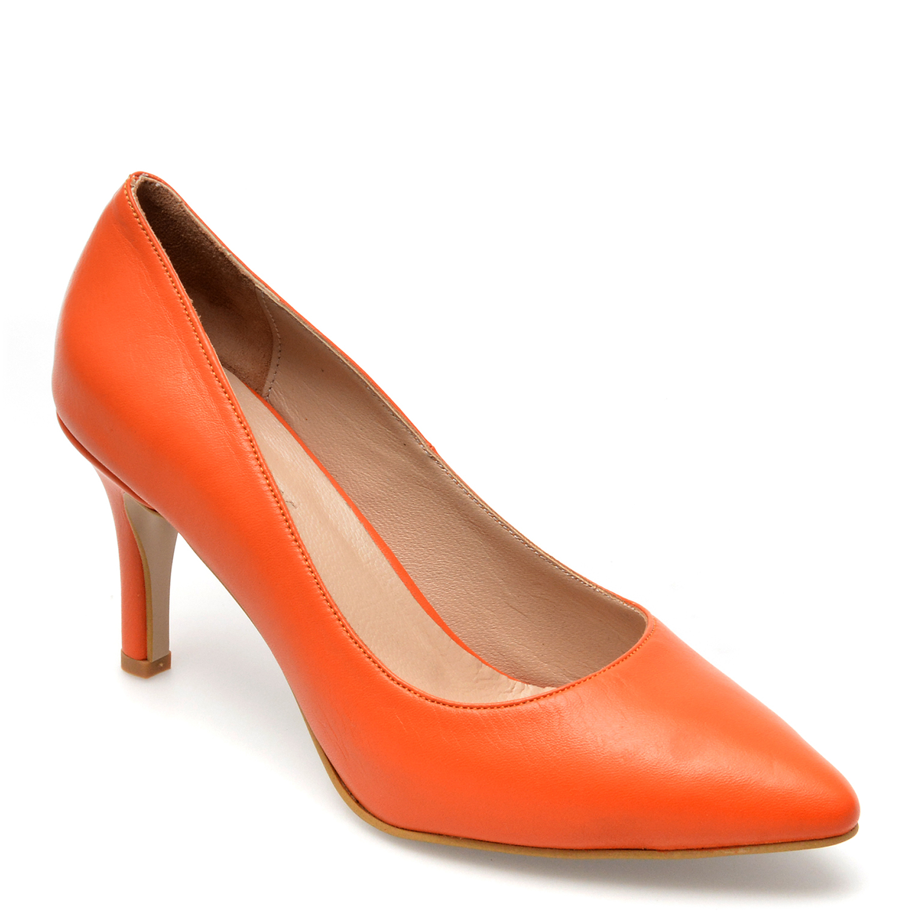 Pantofi GRYXX portocalii, 113, din piele naturala /femei/pantofi