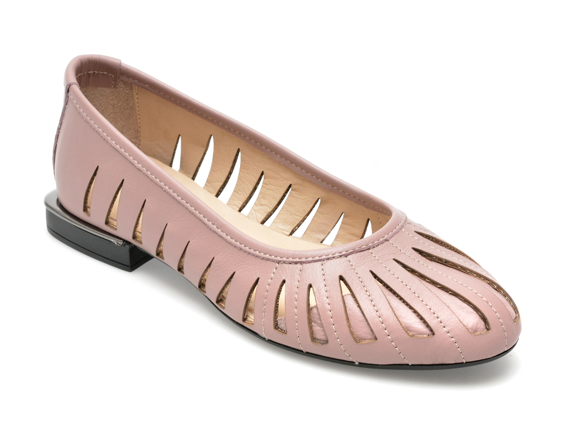 Pantofi GRYXX roz, 10387, din piele naturala