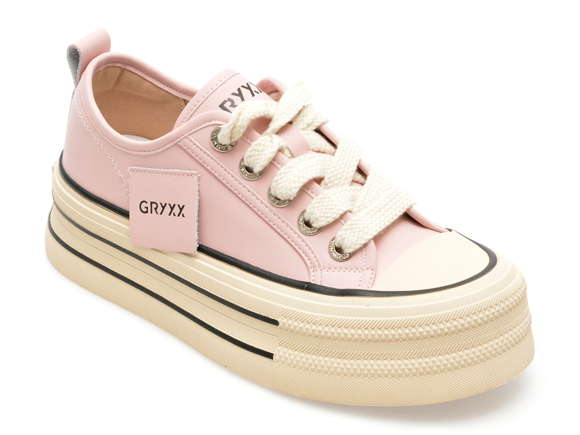 Pantofi GRYXX roz, 3013, din piele naturala /femei/pantofi