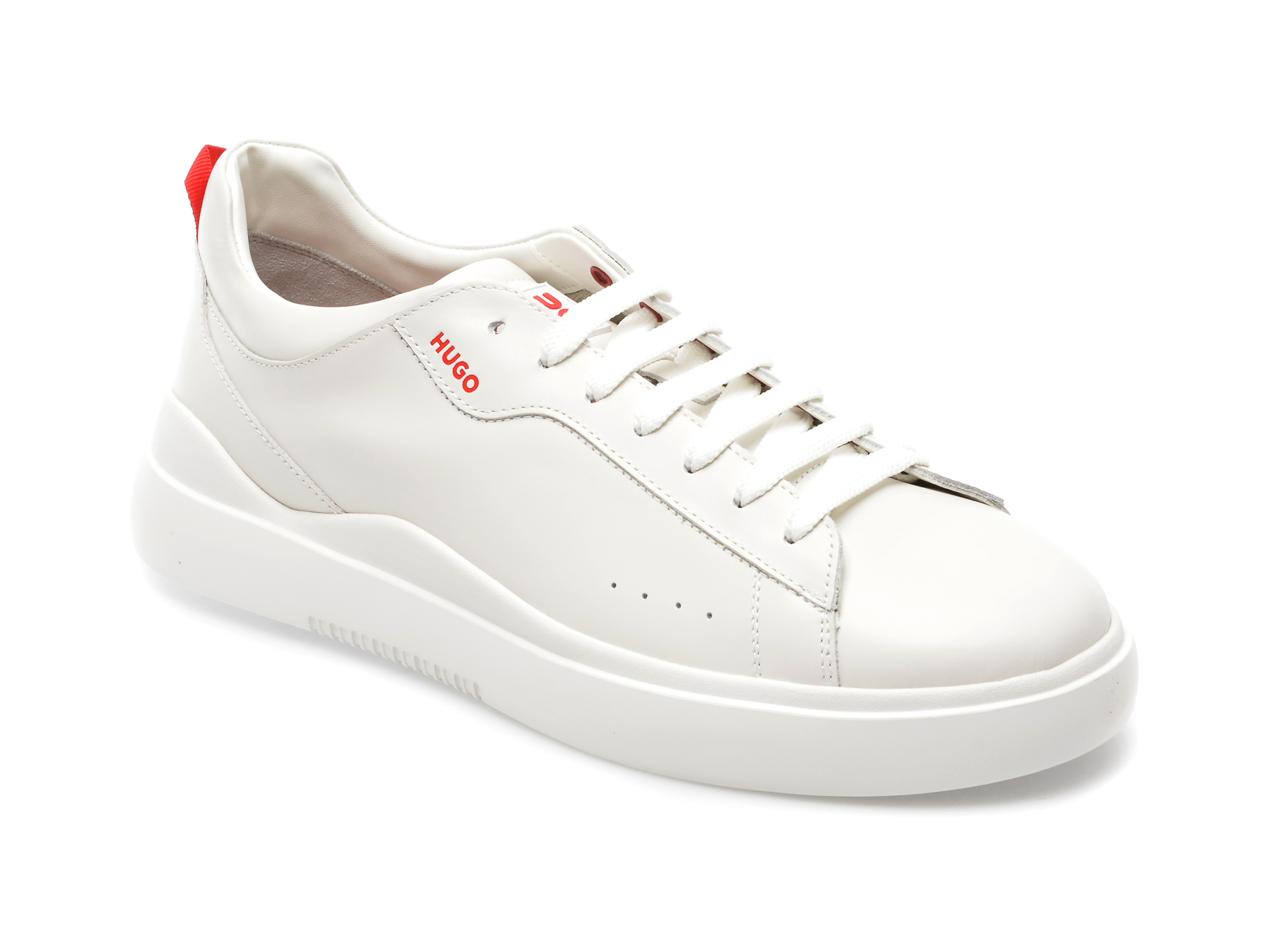 Pantofi HUGO albi, 3161, din piele naturala BARBATI 2023-09-27