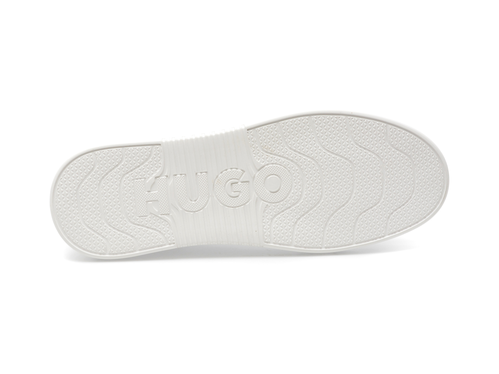 Pantofi HUGO albi, 3161, din piele naturala