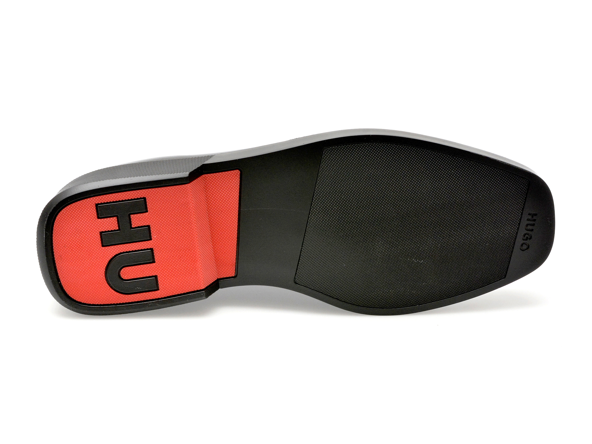 Pantofi HUGO negri, 3649, din piele naturala