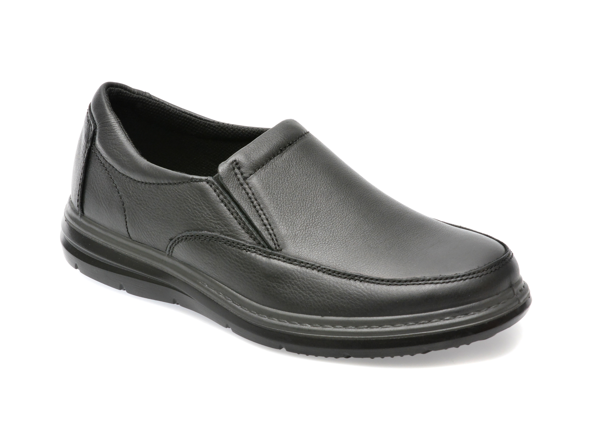 Pantofi IMAC negri, 451221, din piele naturala /barbati/pantofi