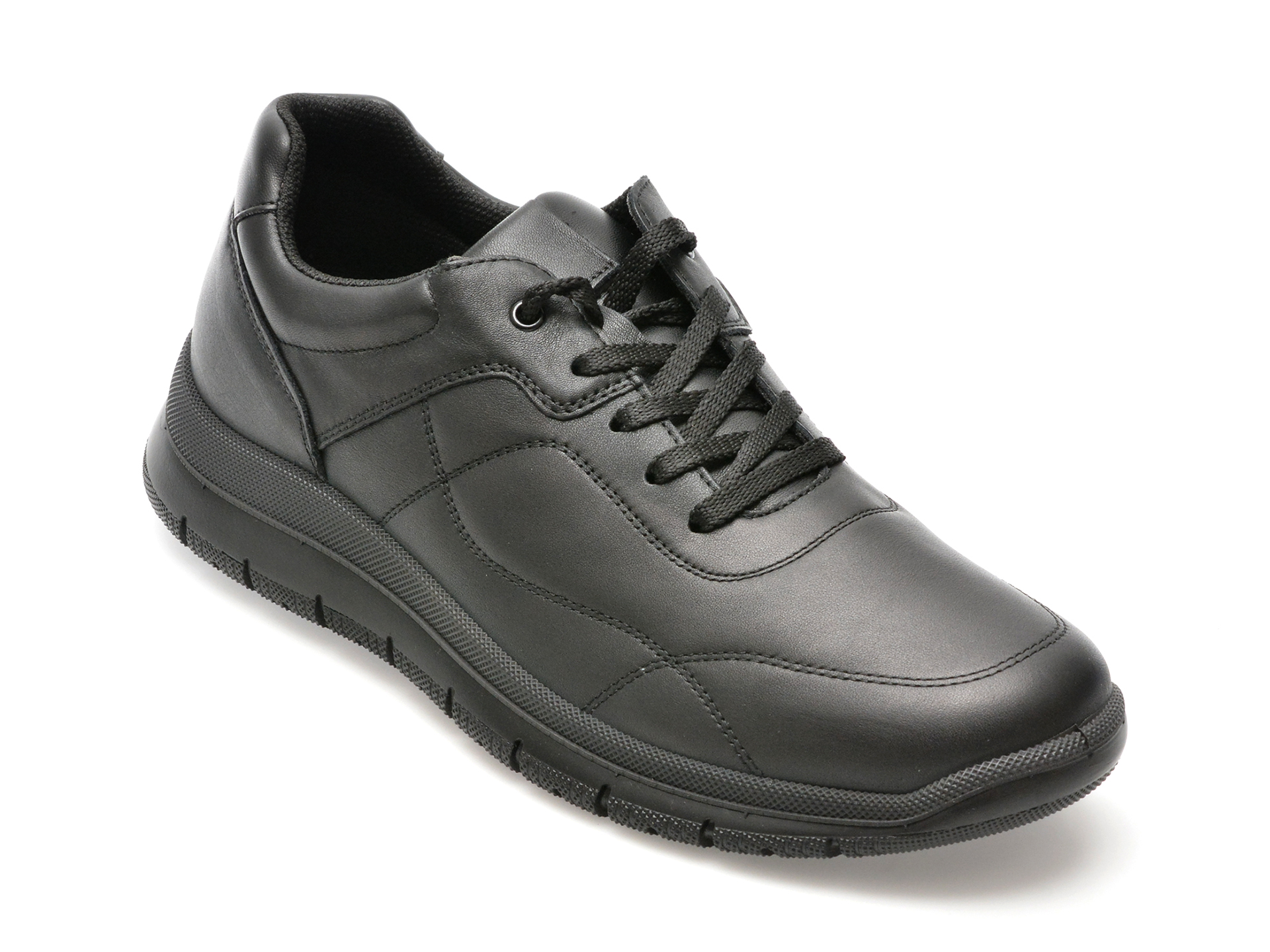 Pantofi IMAC negri, 452681, din piele naturala /barbati/pantofi