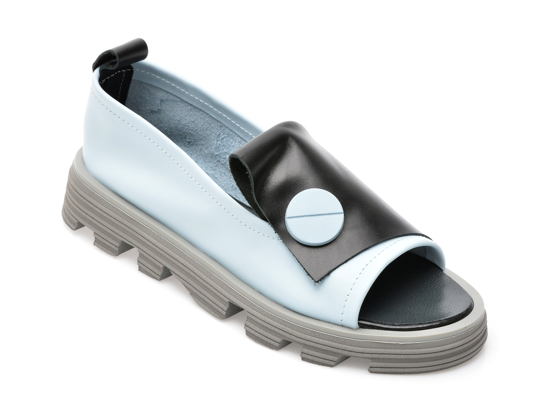 Pantofi IMAGE albastri, 230327, din piele naturala imagine reduceri black friday 2021 /femei/pantofi