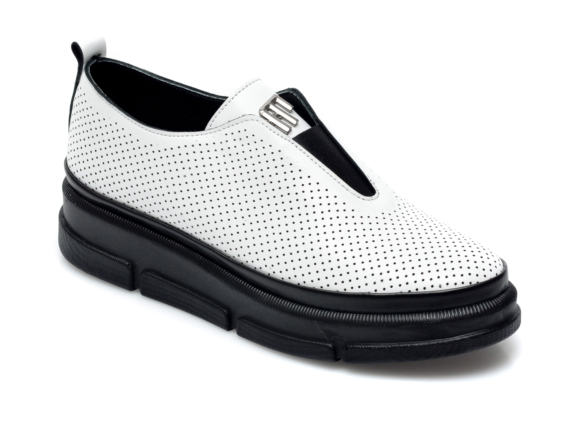Pantofi IMAGE albi, 282940, din piele naturala Image Image